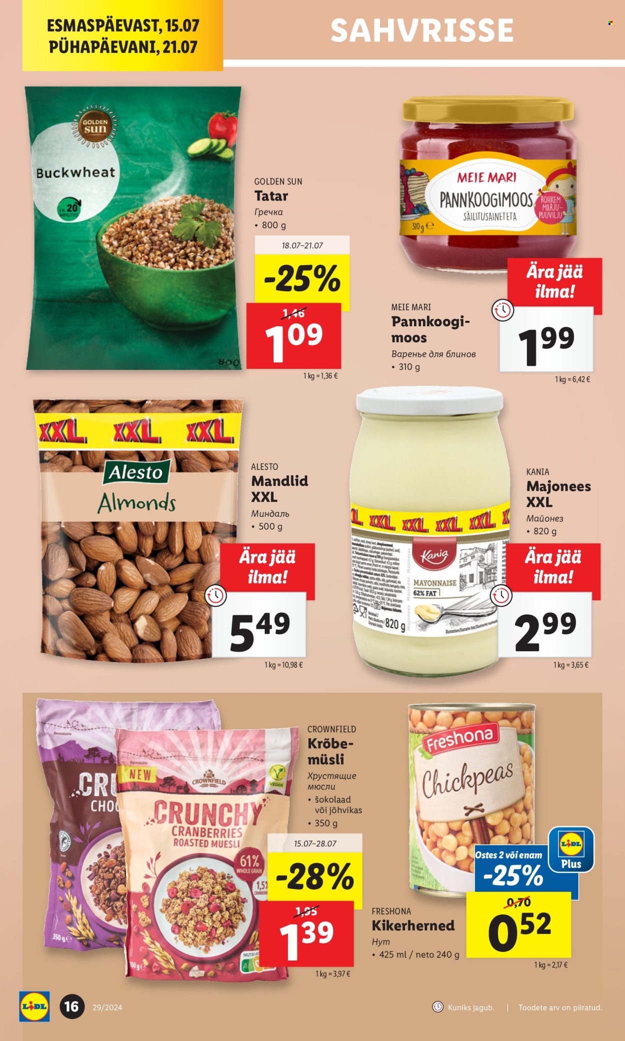 Lidl kliendileht - 15.07.2024 - 21.07.2024. Lehekülg 16