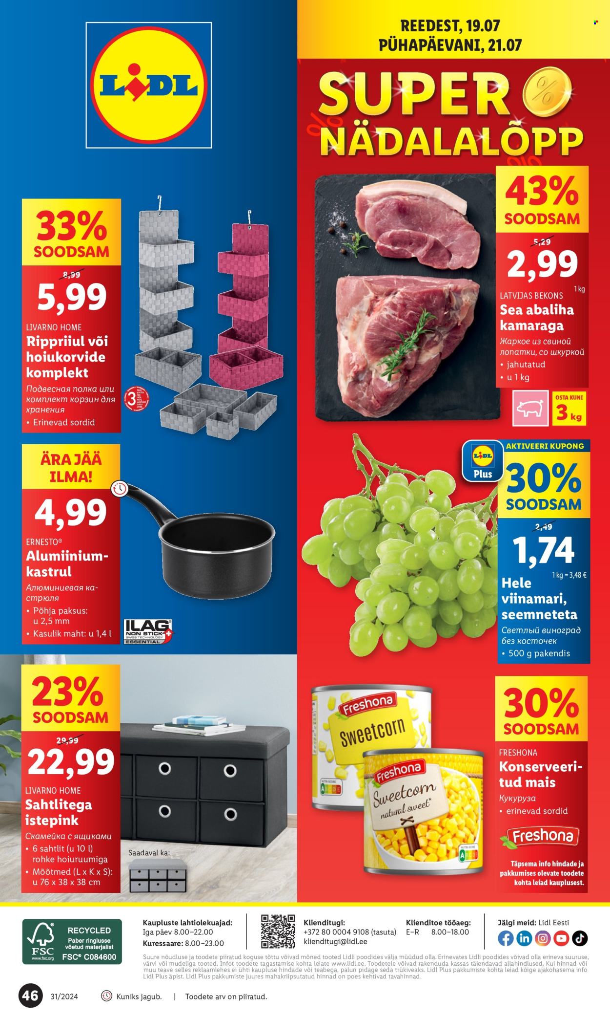 Lidl kliendileht - 15.07.2024 - 21.07.2024. Lehekülg 46