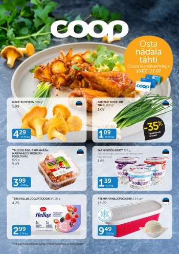 Kaupluse Coop kliendileht - 16.07.2024 - 22.07.2024.