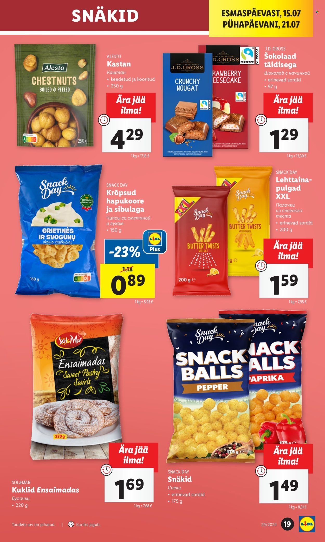 Lidl kliendileht - 18.07.2024 - 21.07.2024. Lehekülg 19