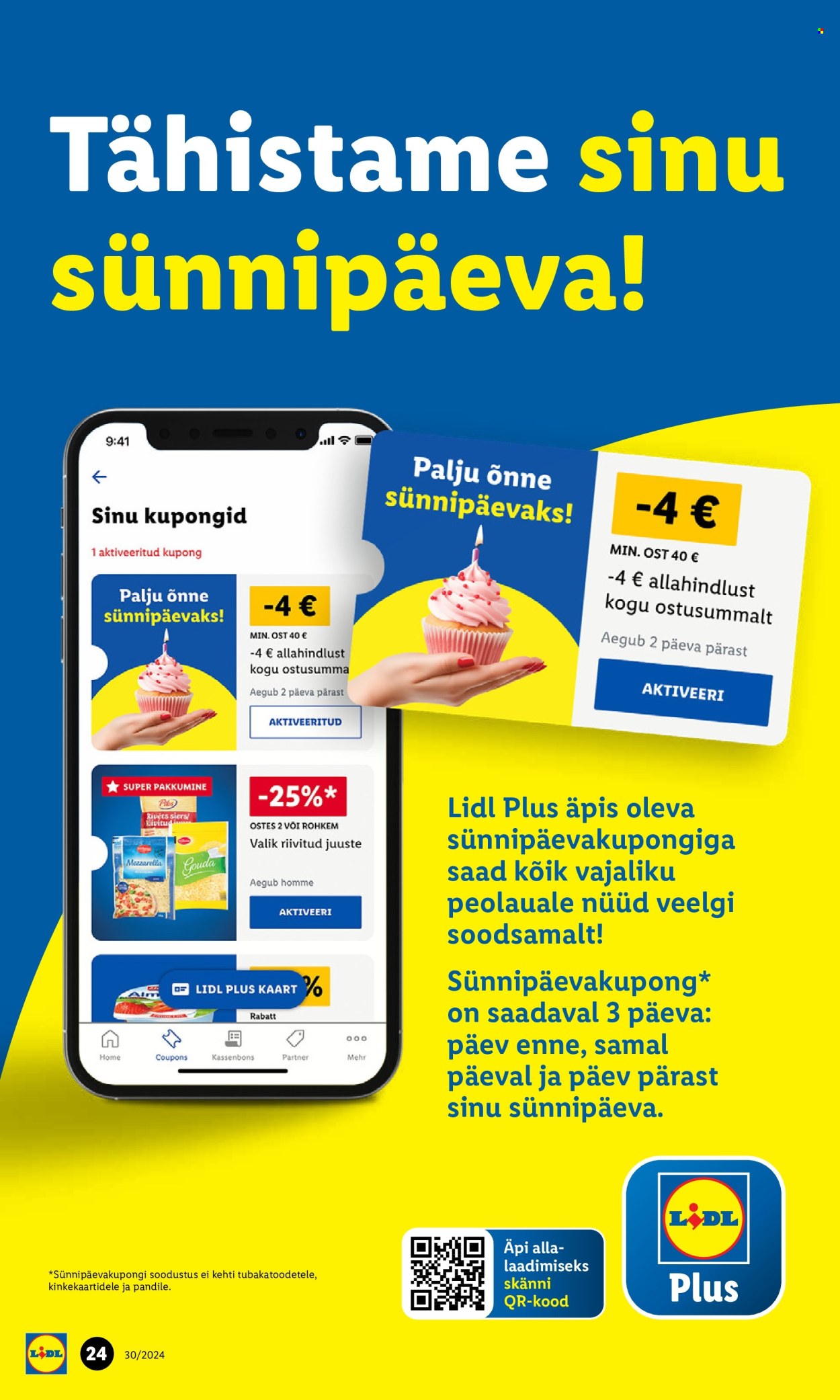 Lidl kliendileht - 22.07.2024 - 28.07.2024. Lehekülg 24