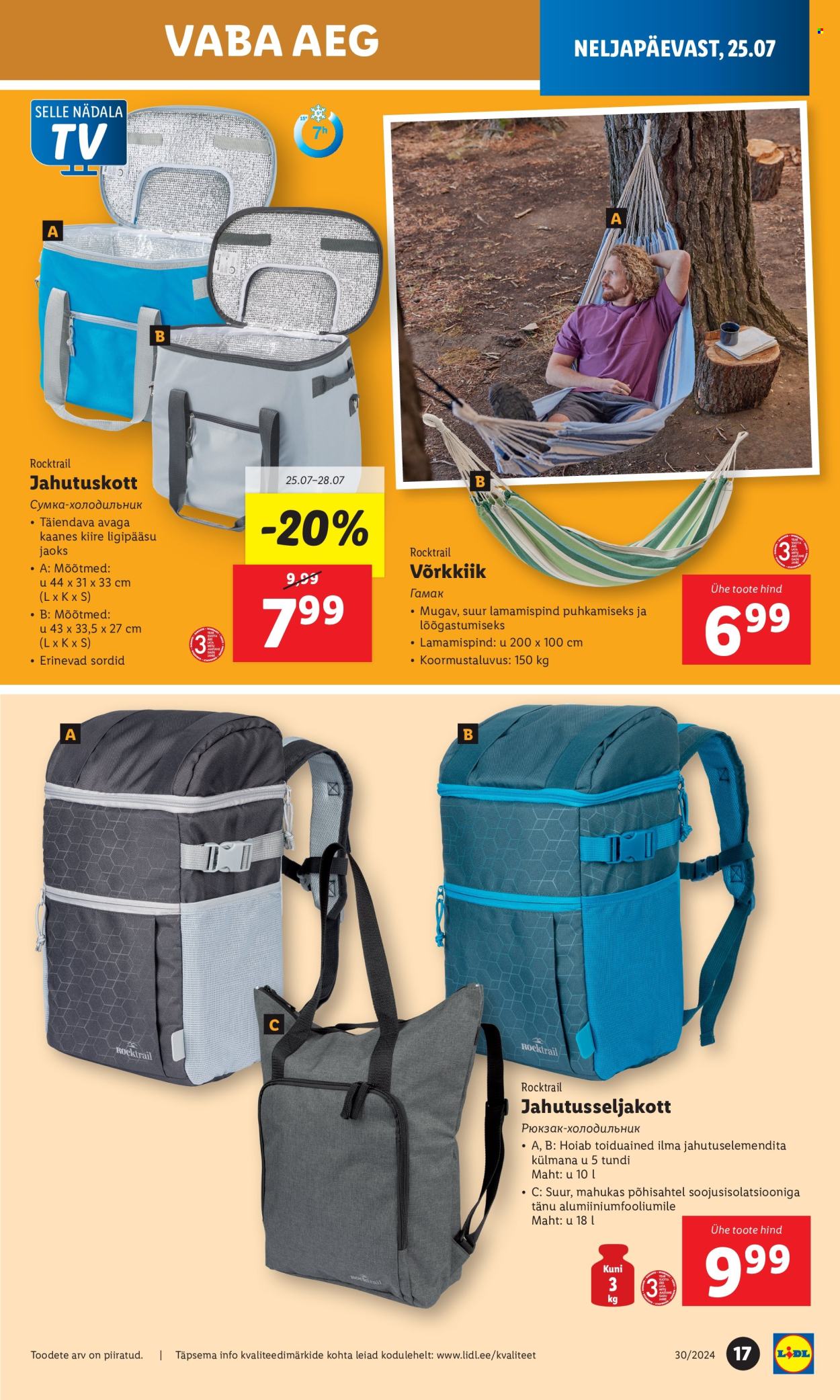 Lidl kliendileht - 22.07.2024 - 28.07.2024. Lehekülg 17