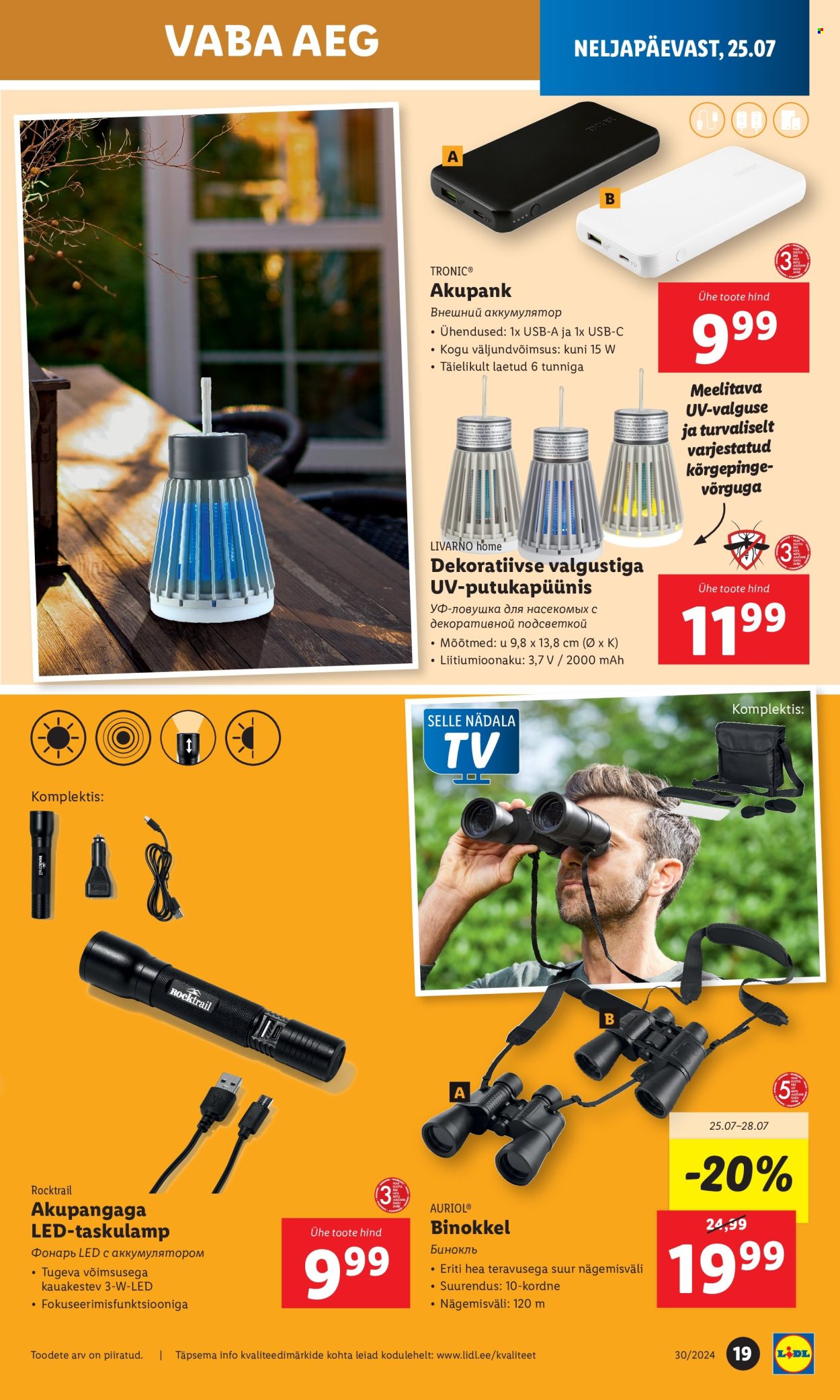 Lidl kliendileht - 22.07.2024 - 28.07.2024. Lehekülg 19