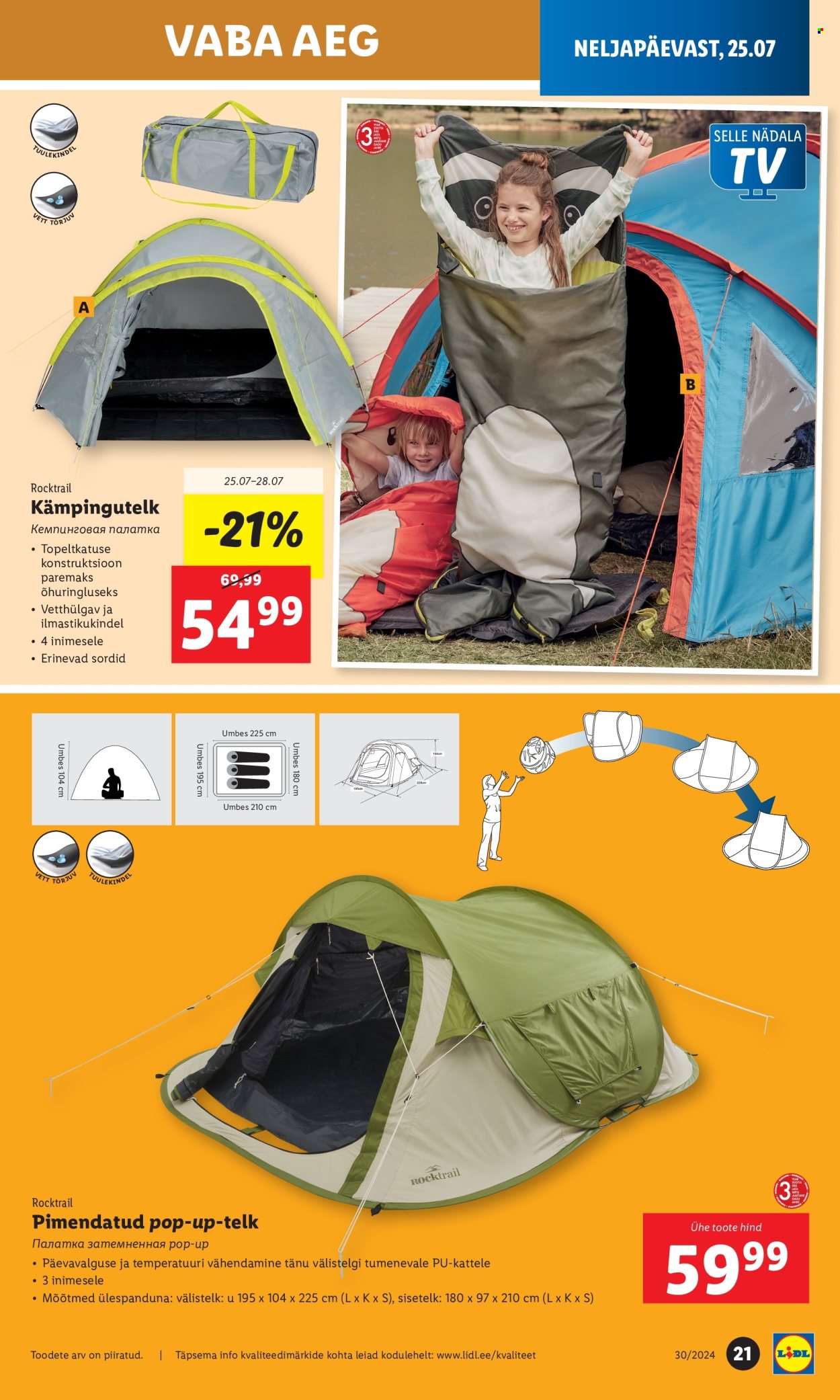 Lidl kliendileht - 22.07.2024 - 28.07.2024. Lehekülg 21