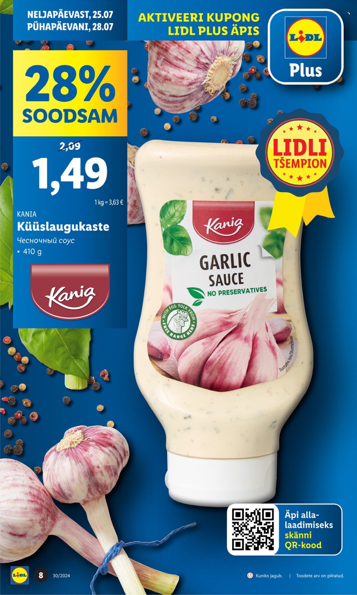 Lidl kliendileht - 25.07.2024 - 28.07.2024. Lehekülg 8