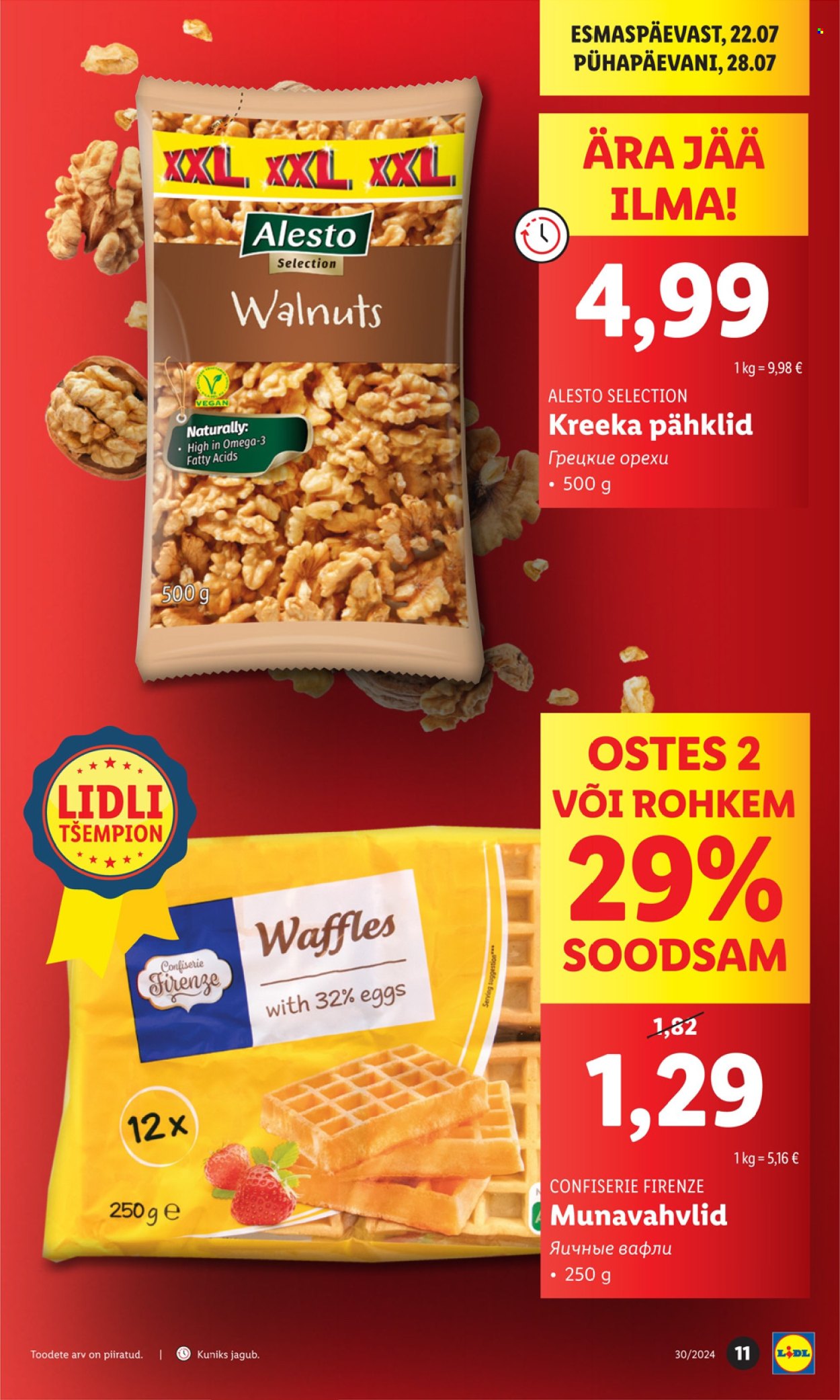 Lidl kliendileht - 25.07.2024 - 28.07.2024. Lehekülg 11