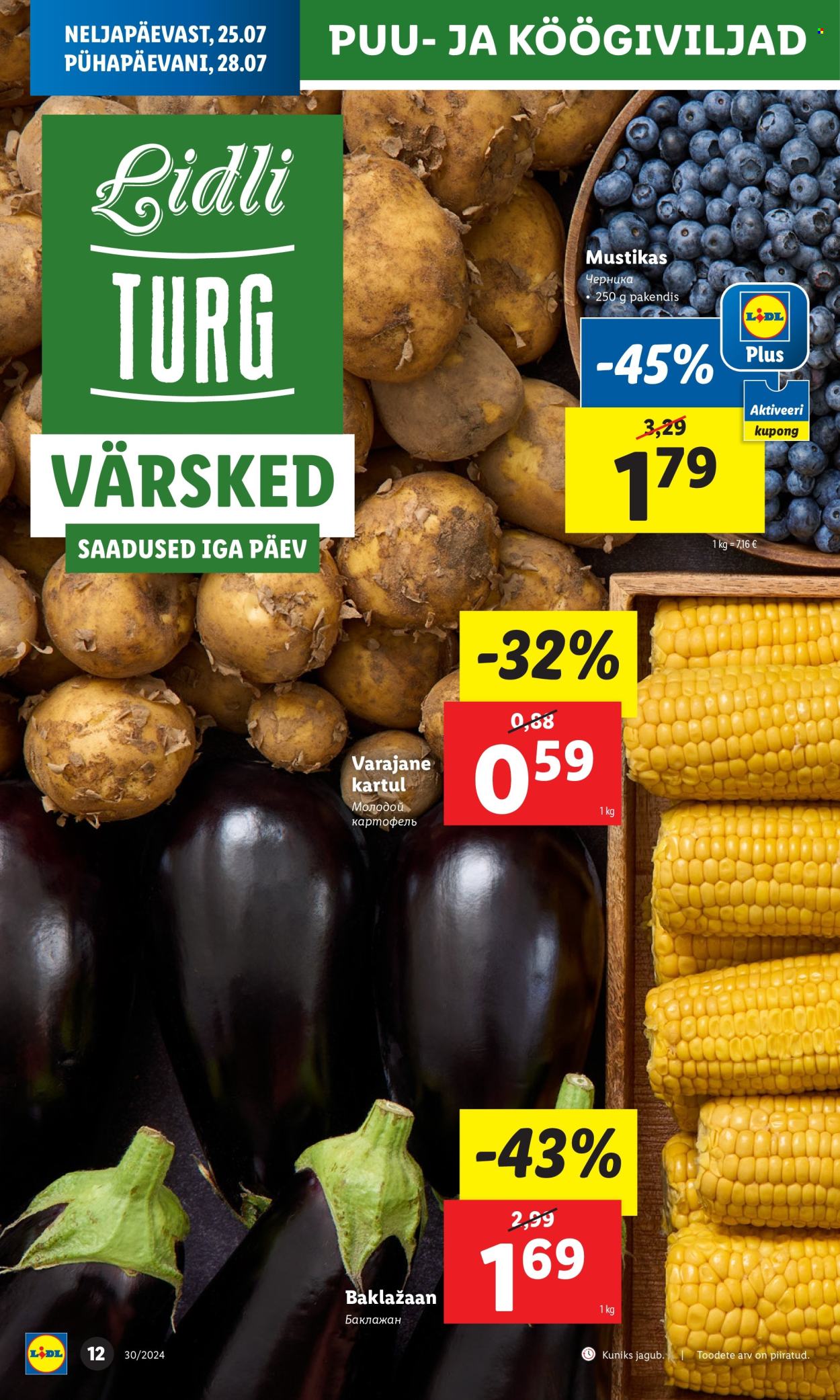 Lidl kliendileht - 25.07.2024 - 28.07.2024. Lehekülg 12
