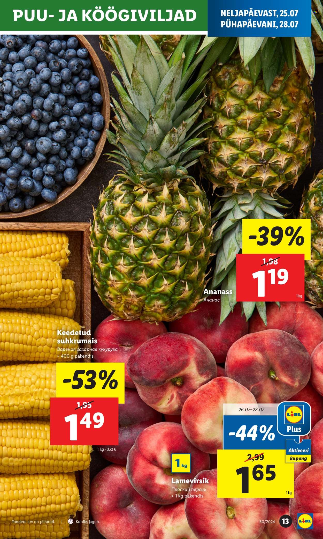 Lidl kliendileht - 25.07.2024 - 28.07.2024. Lehekülg 13