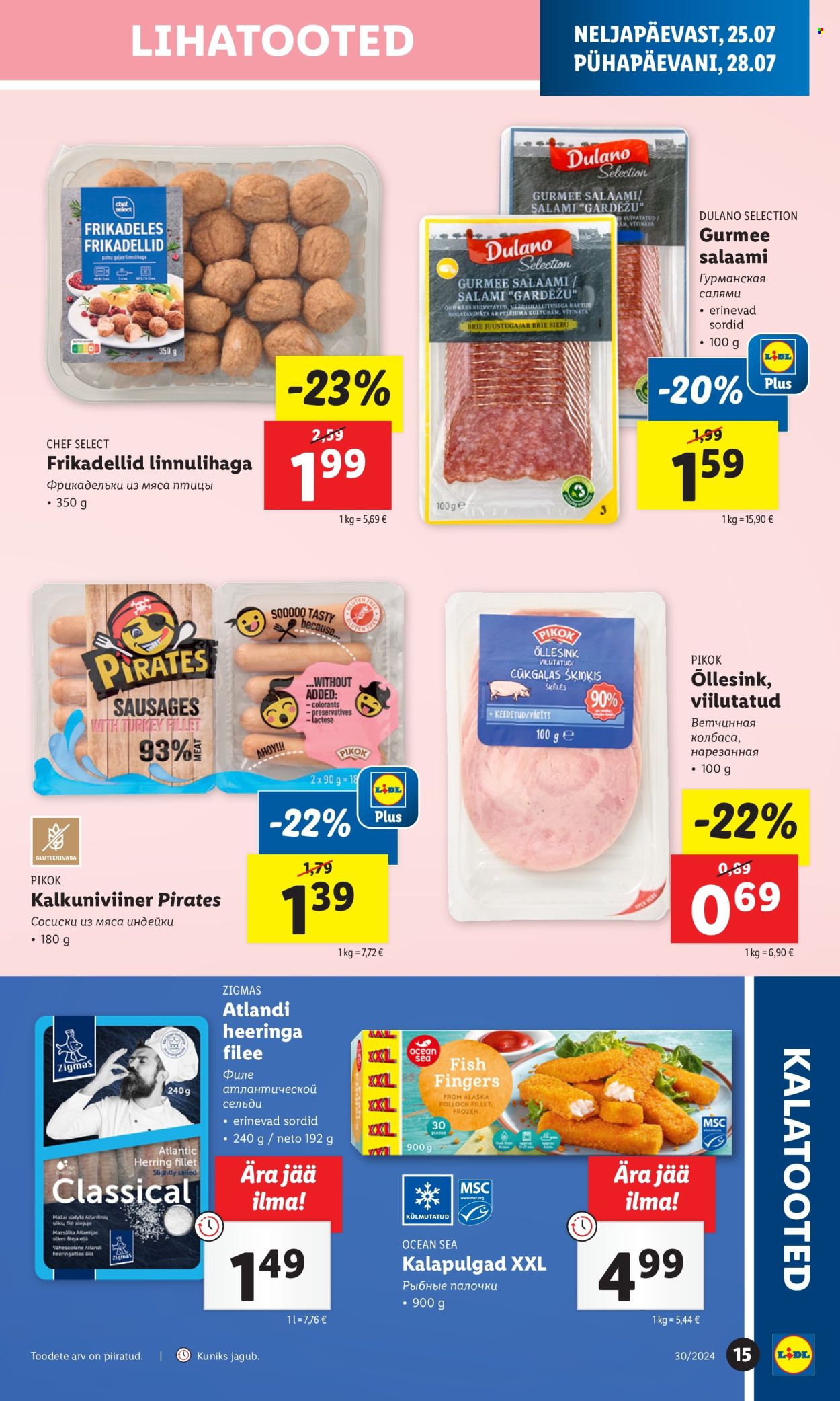 Lidl kliendileht - 25.07.2024 - 28.07.2024. Lehekülg 15