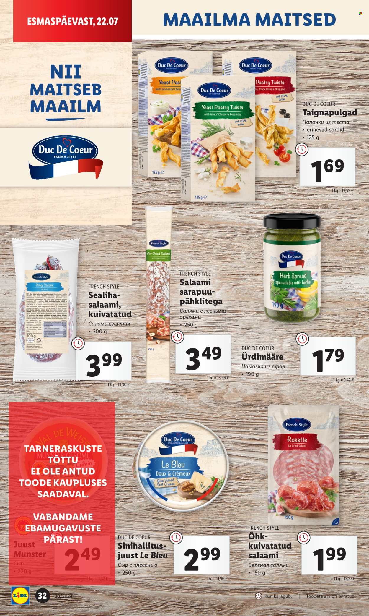 Lidl kliendileht - 25.07.2024 - 28.07.2024. Lehekülg 32
