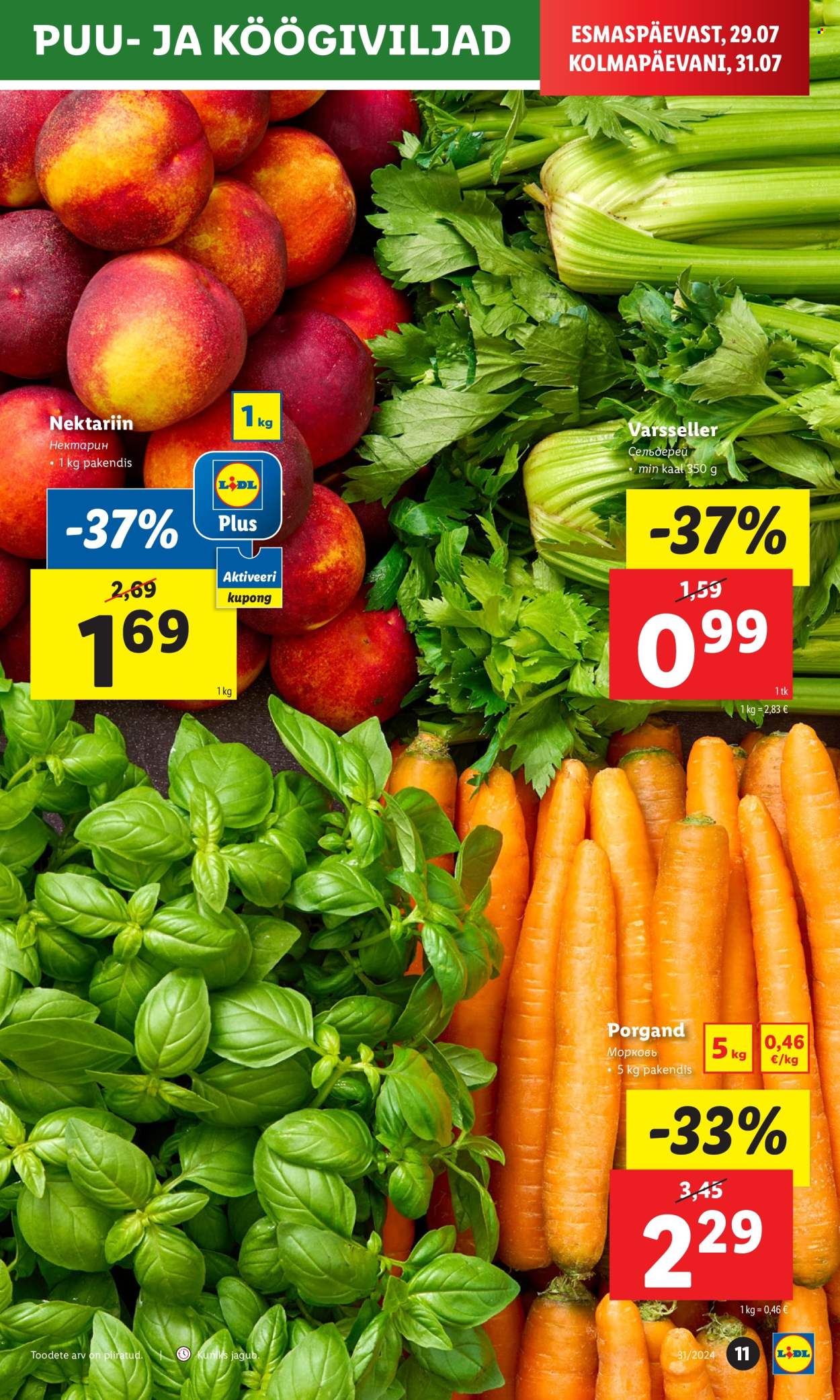 Lidl kliendileht - 29.07.2024 - 04.08.2024. Lehekülg 11