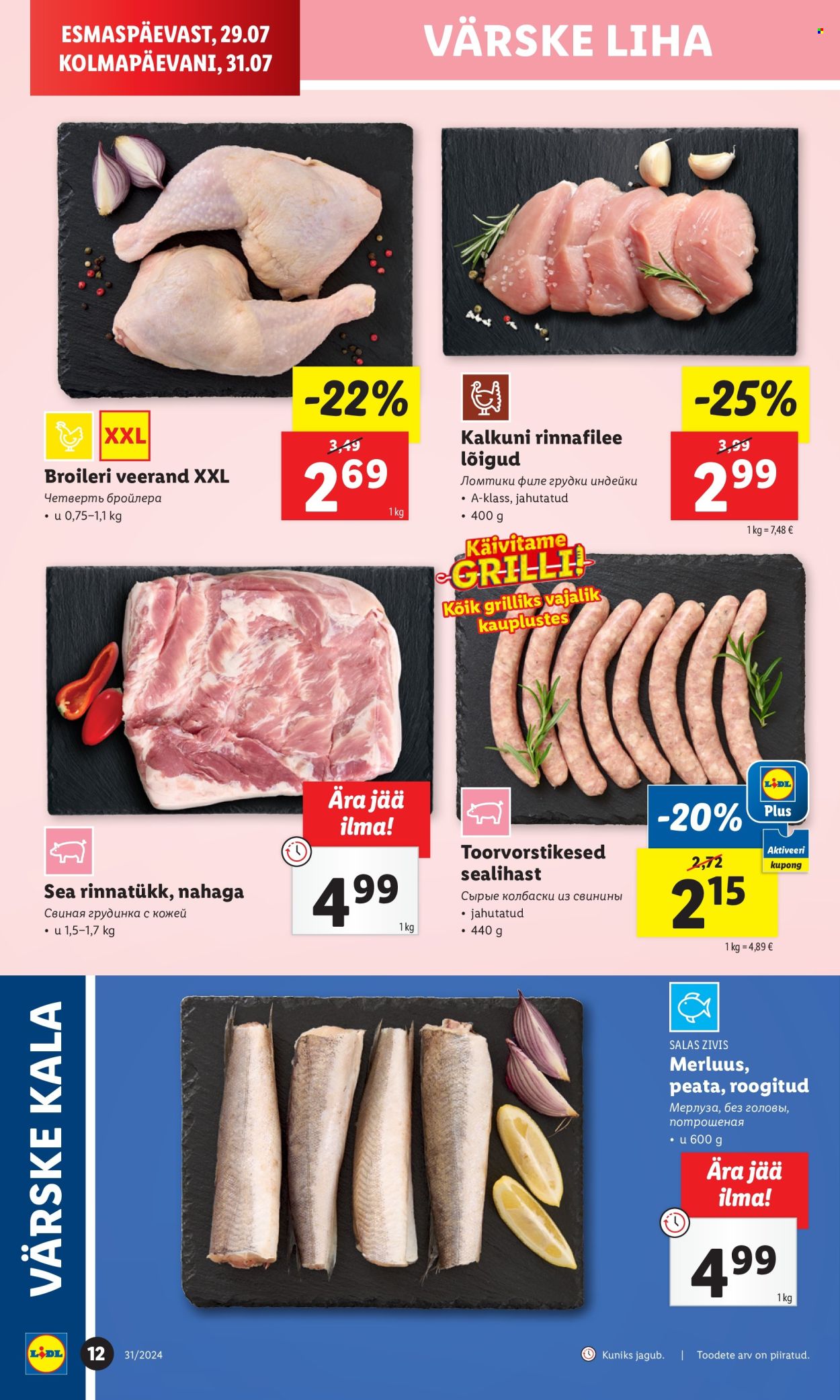 Lidl kliendileht - 29.07.2024 - 04.08.2024. Lehekülg 12