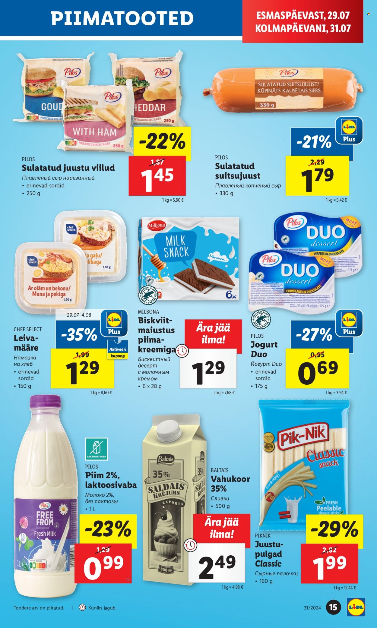 Lidl kliendileht - 29.07.2024 - 04.08.2024. Lehekülg 15
