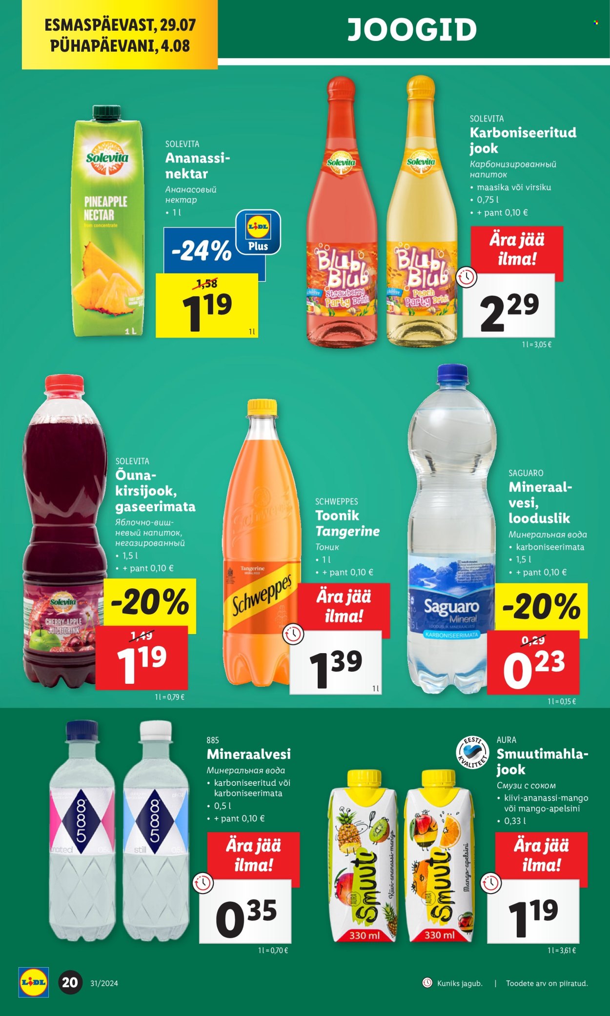 Lidl kliendileht - 29.07.2024 - 04.08.2024. Lehekülg 20