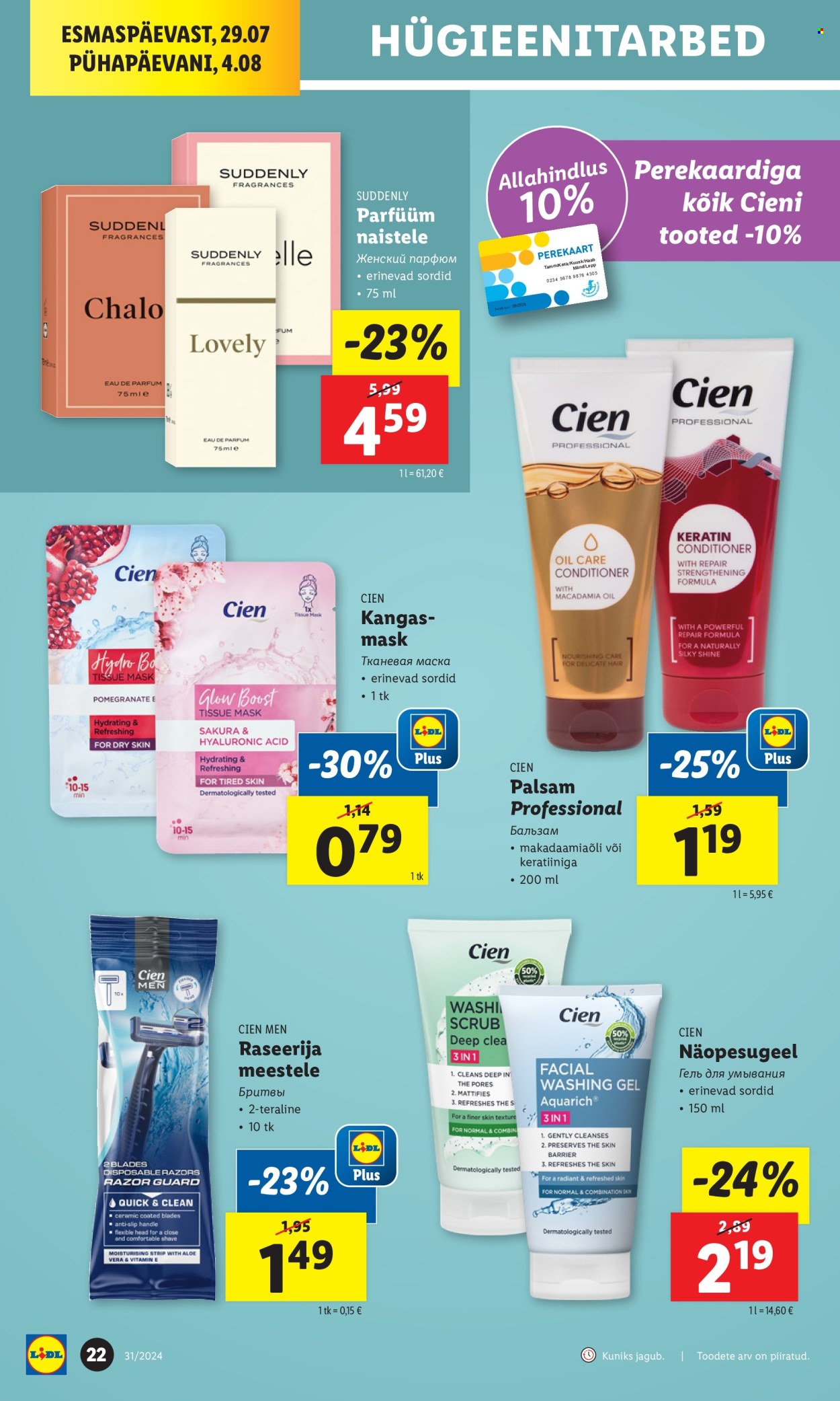 Lidl kliendileht - 29.07.2024 - 04.08.2024. Lehekülg 22