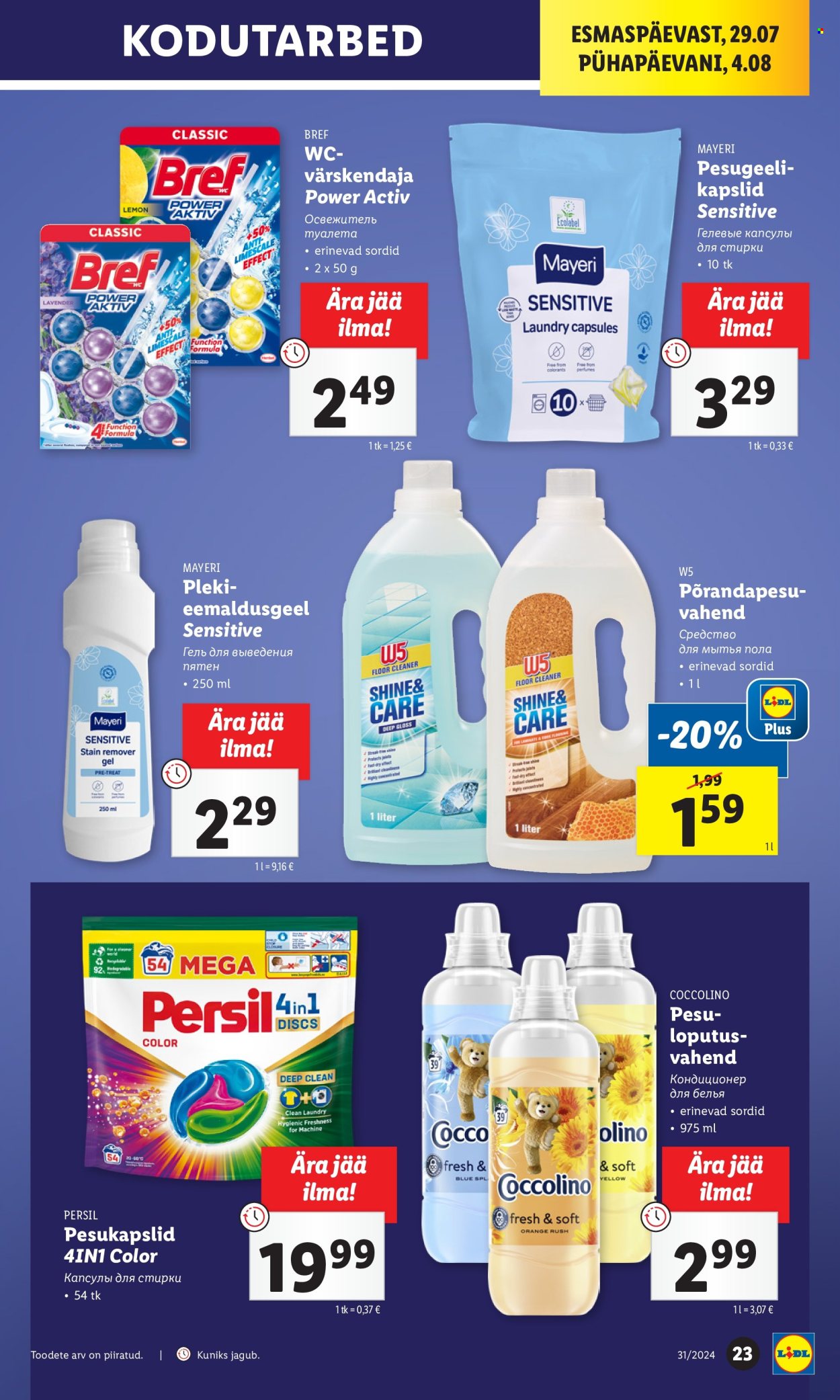 Lidl kliendileht - 29.07.2024 - 04.08.2024. Lehekülg 23