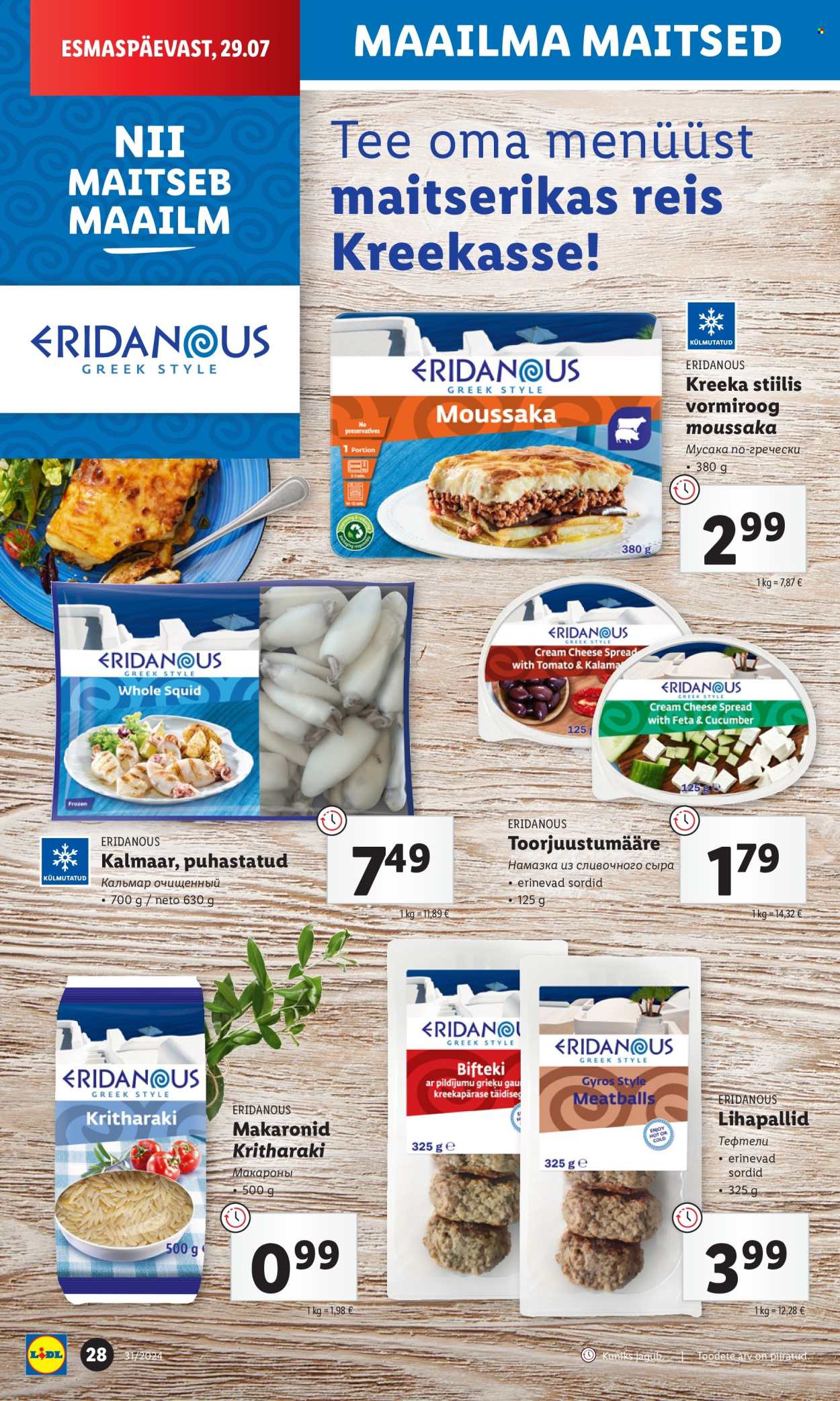 Lidl kliendileht - 29.07.2024 - 04.08.2024. Lehekülg 28