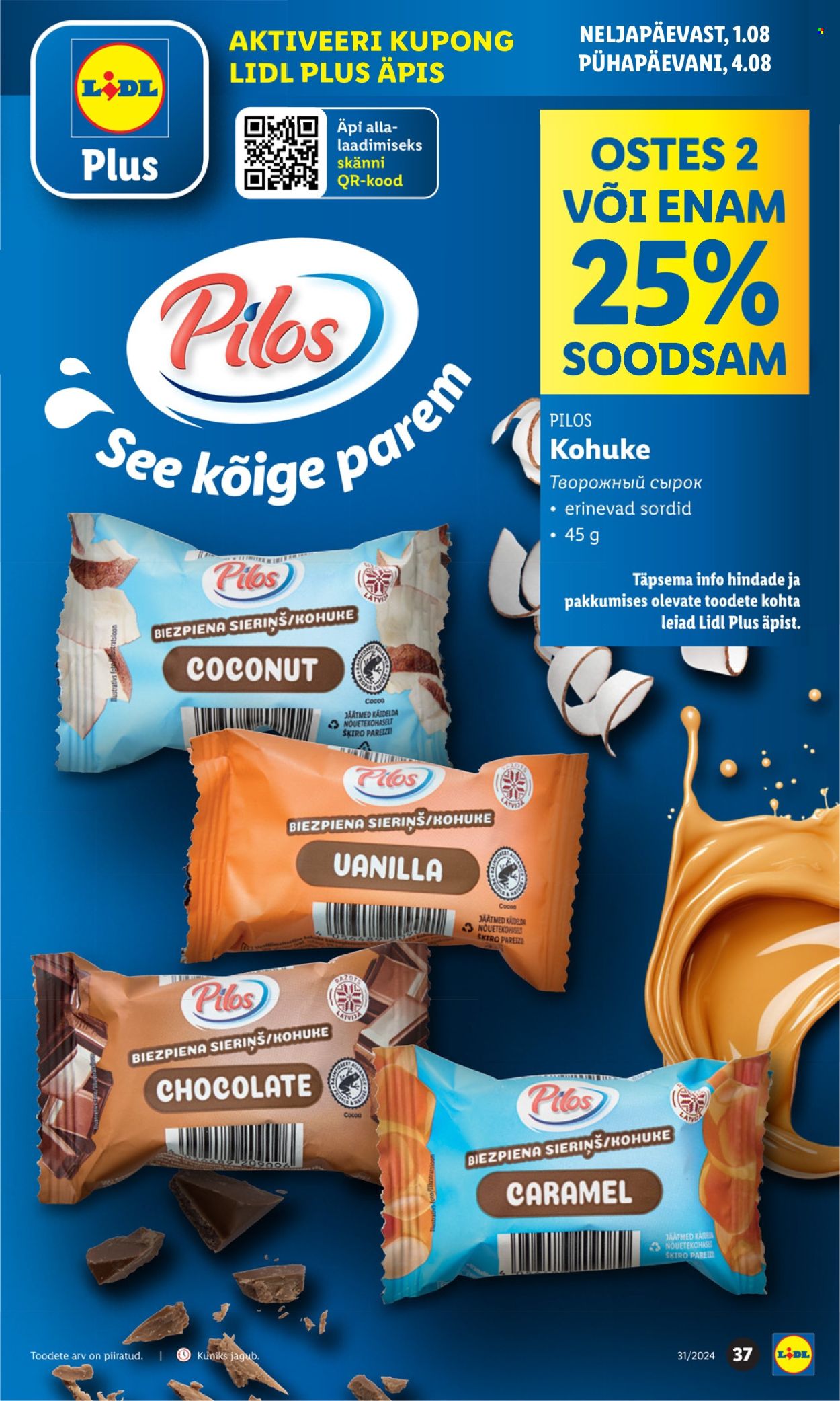 Lidl kliendileht - 29.07.2024 - 04.08.2024. Lehekülg 37