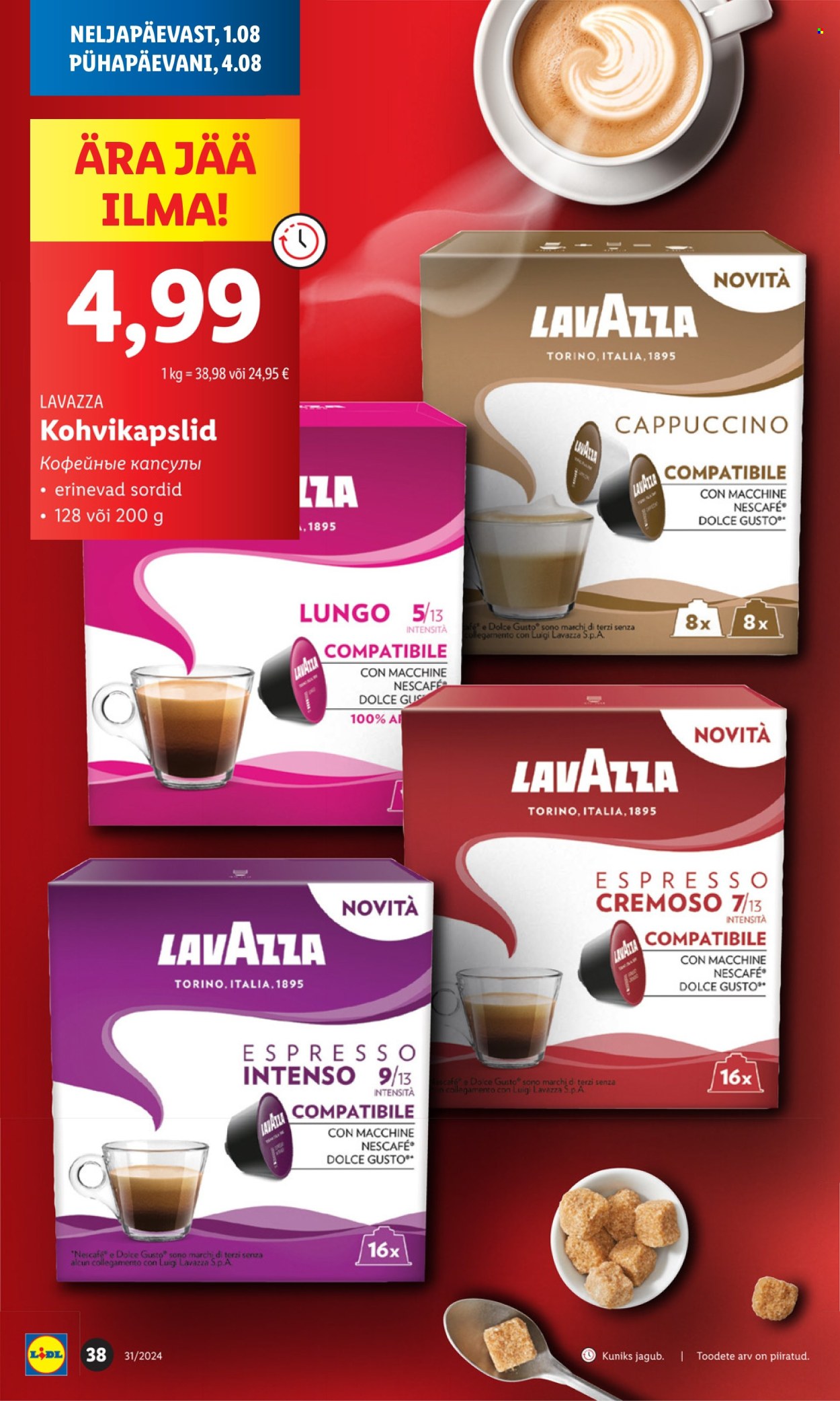 Lidl kliendileht - 29.07.2024 - 04.08.2024. Lehekülg 38