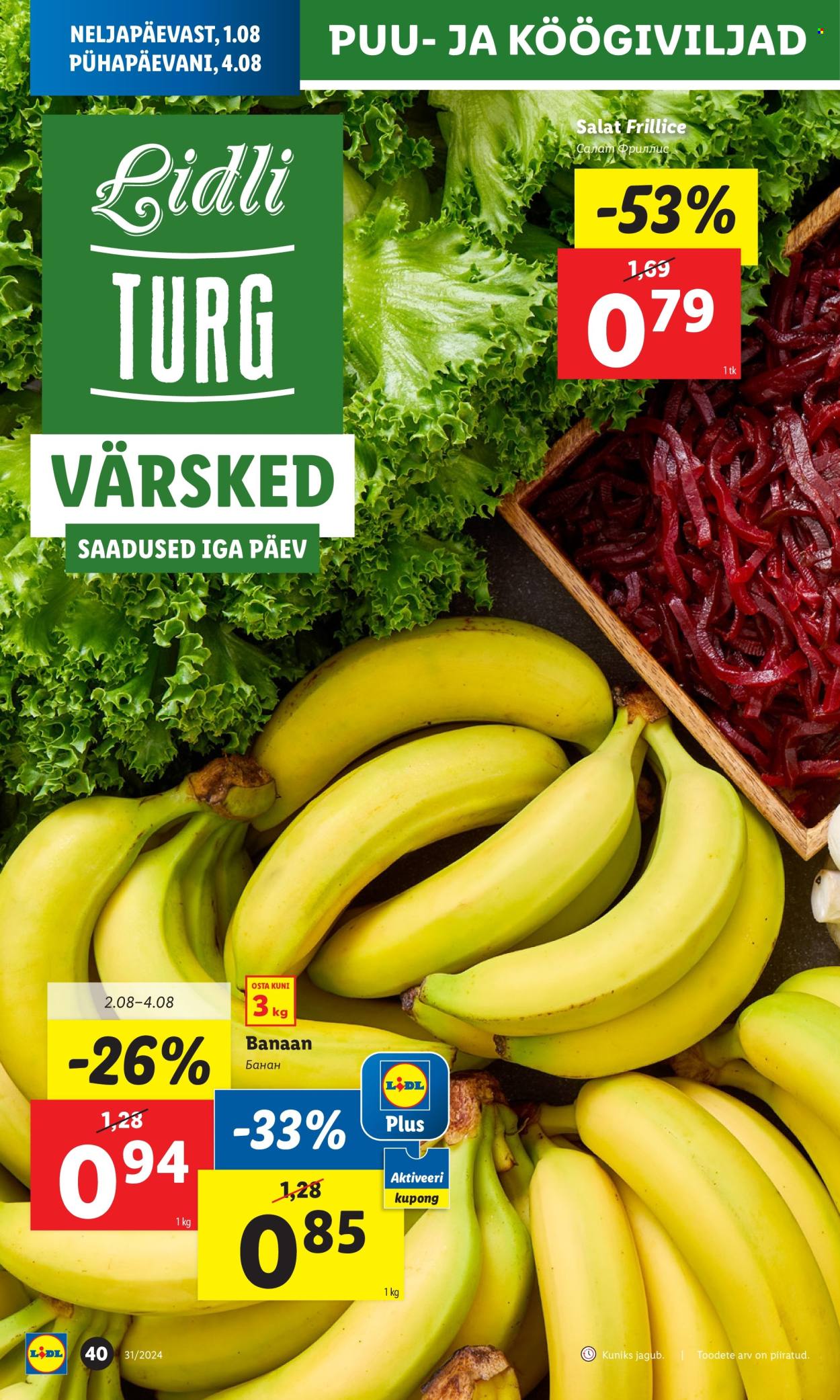 Lidl kliendileht - 29.07.2024 - 04.08.2024. Lehekülg 40