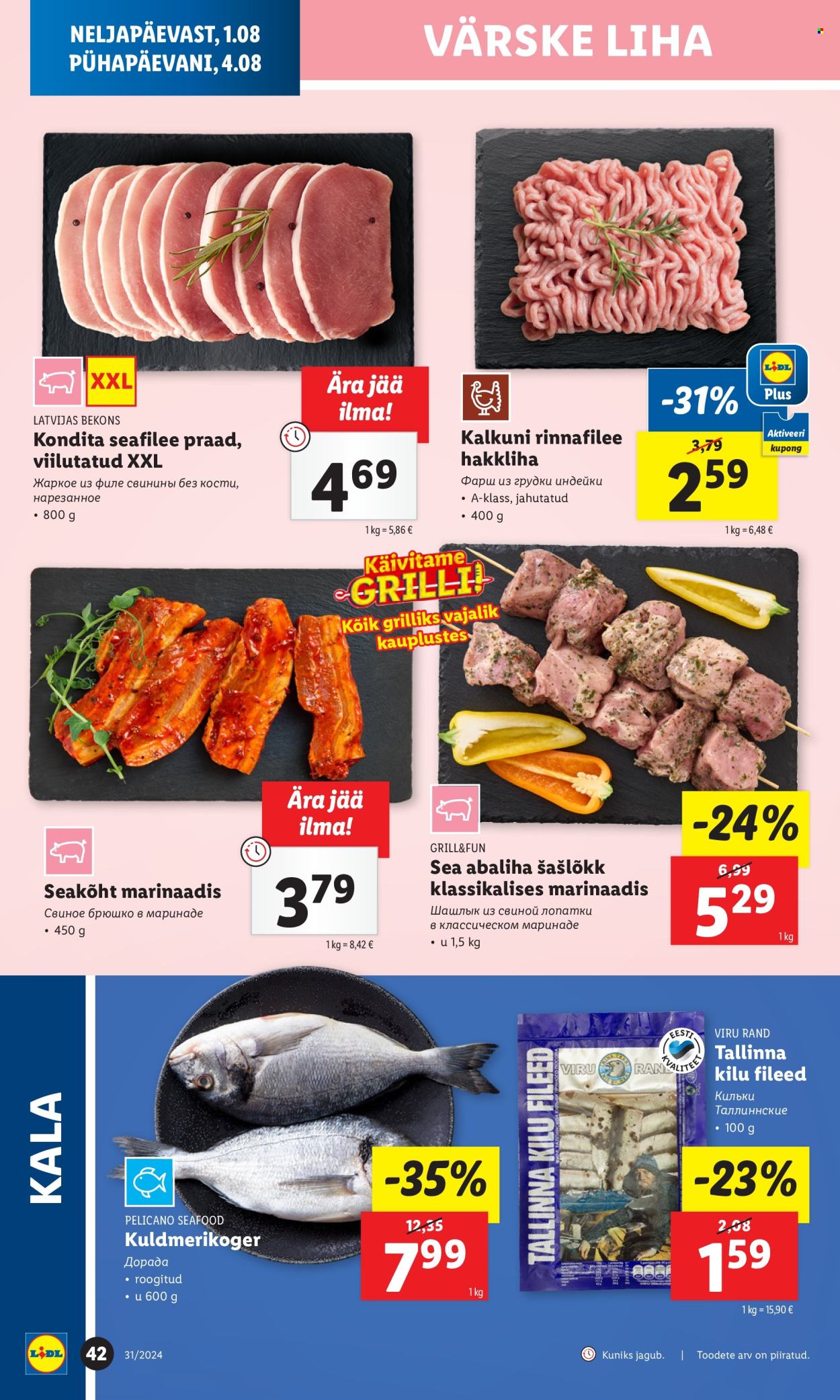 Lidl kliendileht - 29.07.2024 - 04.08.2024. Lehekülg 42