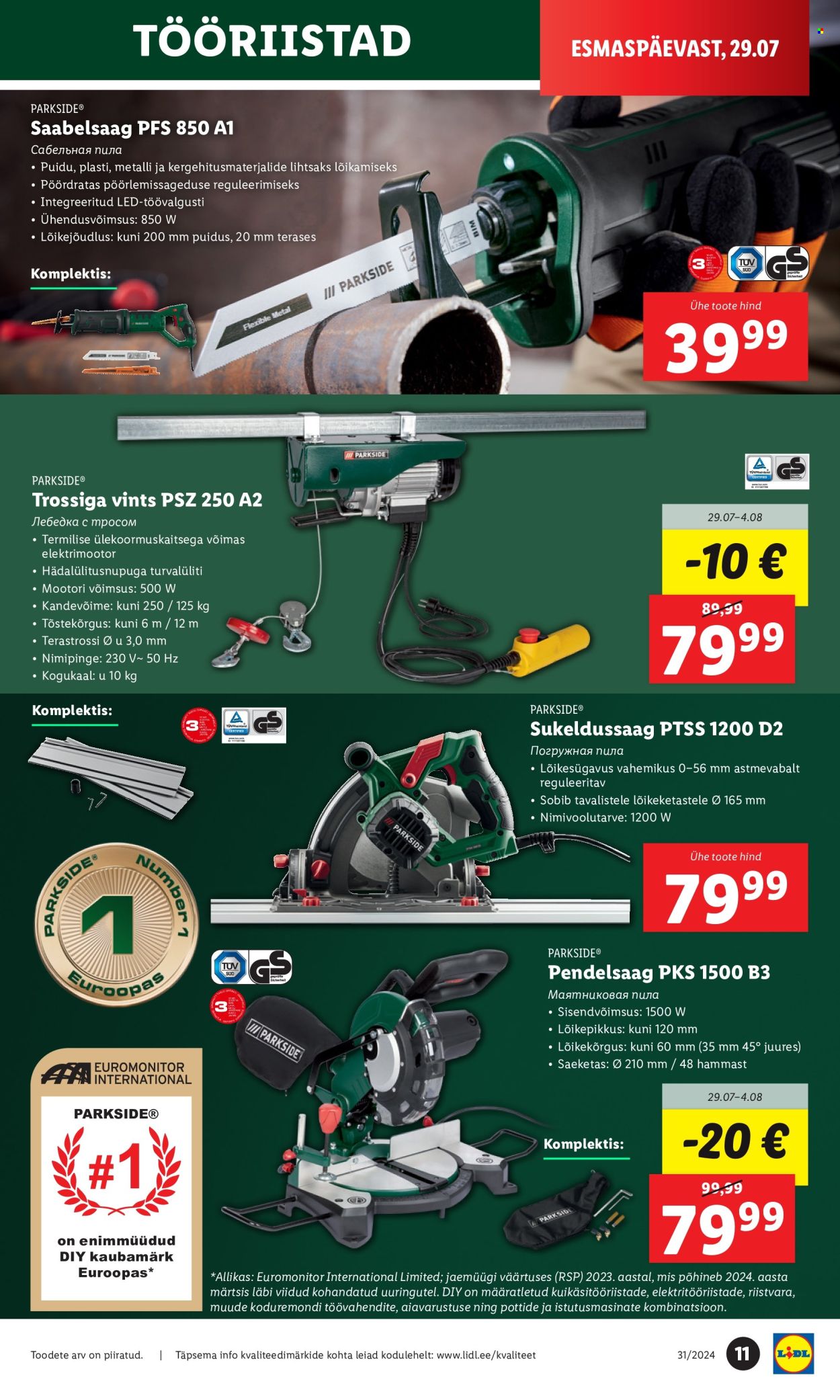 Lidl kliendileht - 29.07.2024 - 04.08.2024. Lehekülg 11