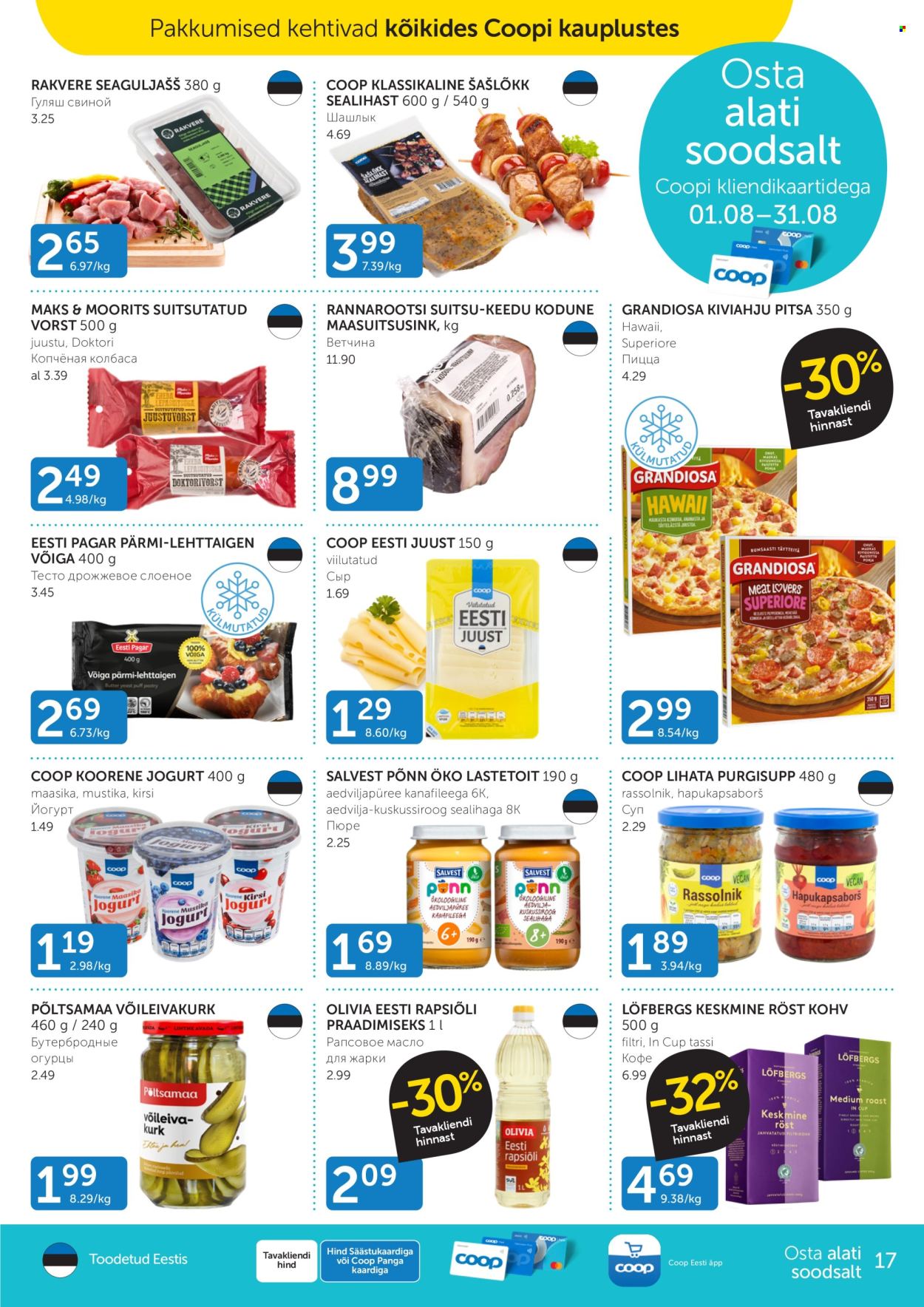 Coop kliendileht - 30.07.2024 - 05.08.2024. Lehekülg 17