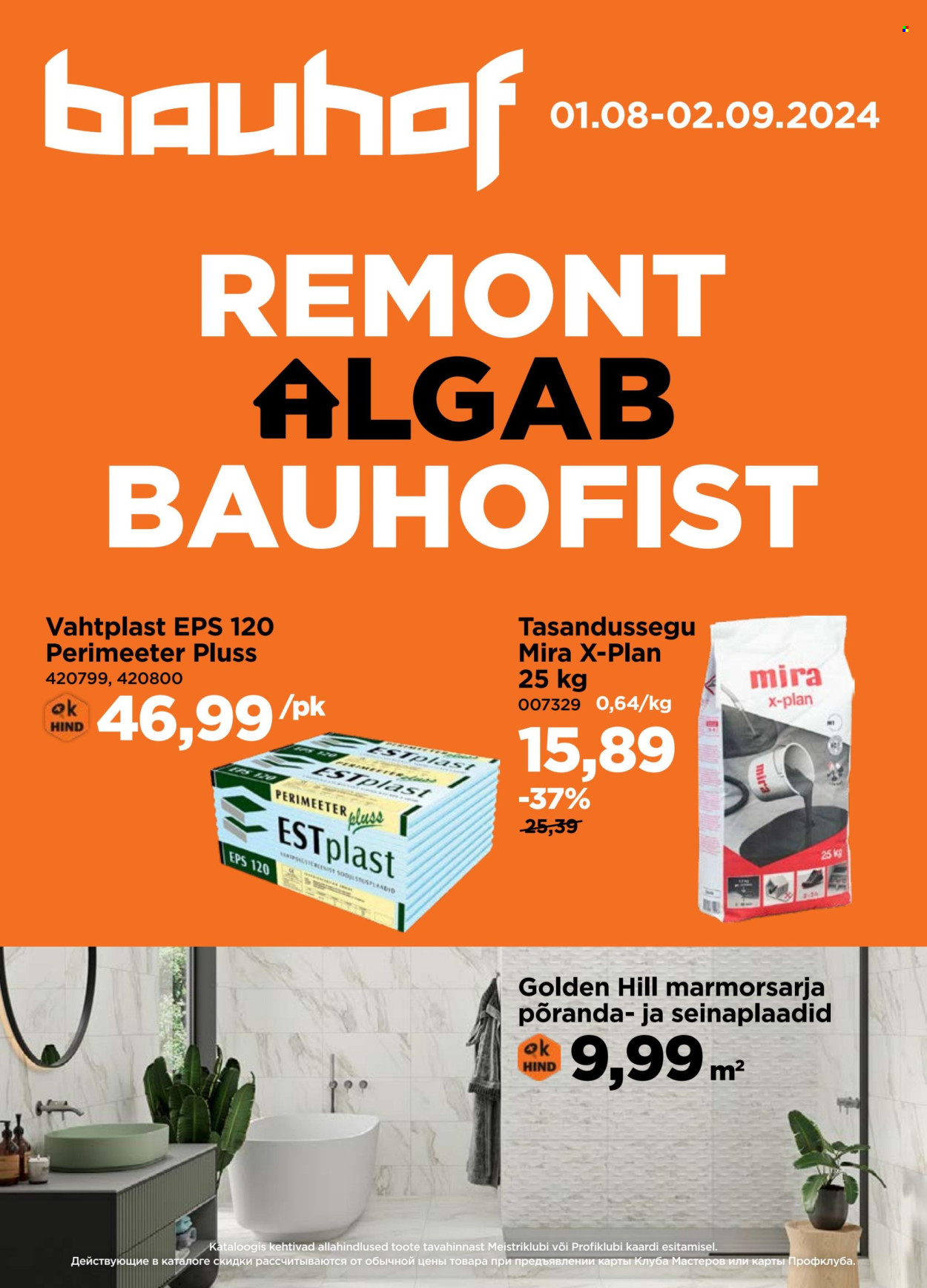 Bauhof kliendileht - 01.08.2024 - 02.09.2024. Lehekülg 1
