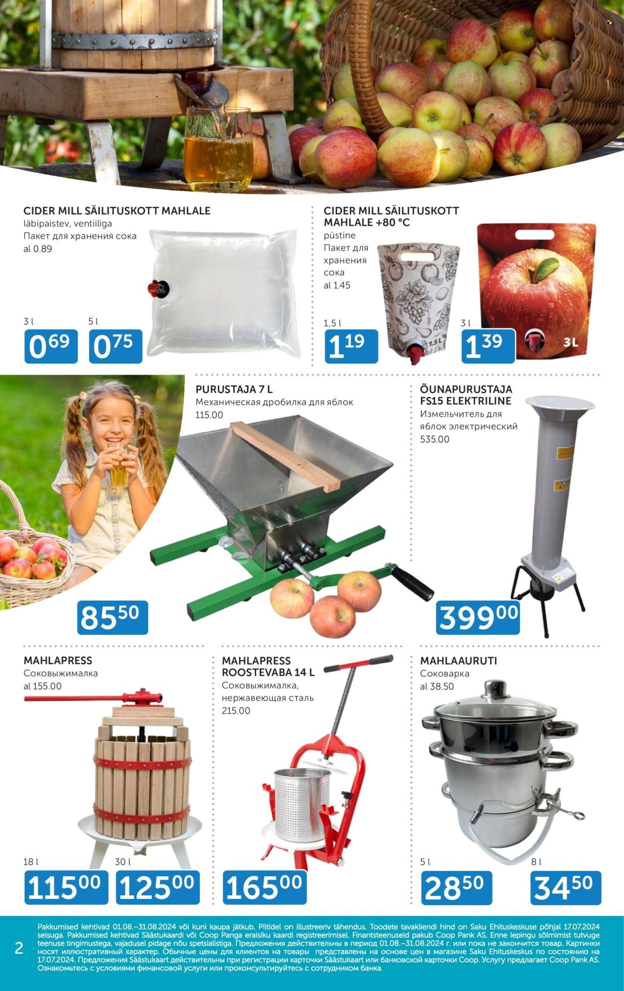 Coop kliendileht - 01.08.2024 - 31.08.2024. Lehekülg 2