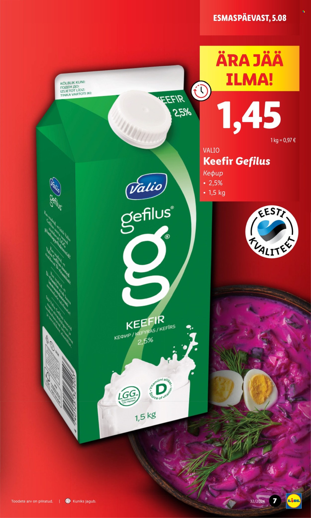 Lidl kliendileht - 05.08.2024 - 11.08.2024. Lehekülg 7