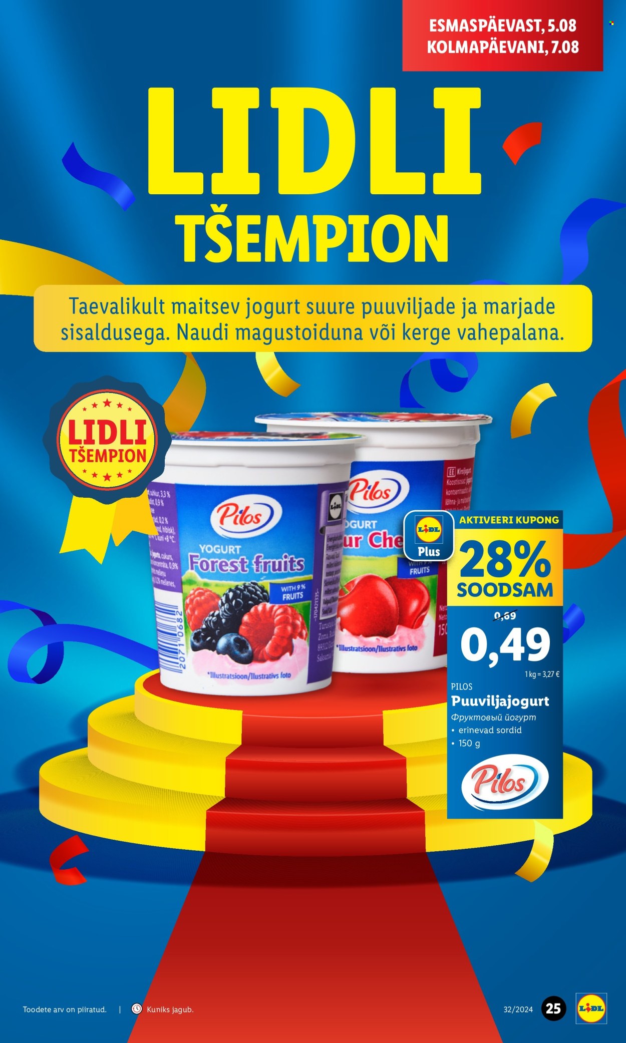 Lidl kliendileht - 05.08.2024 - 11.08.2024. Lehekülg 25