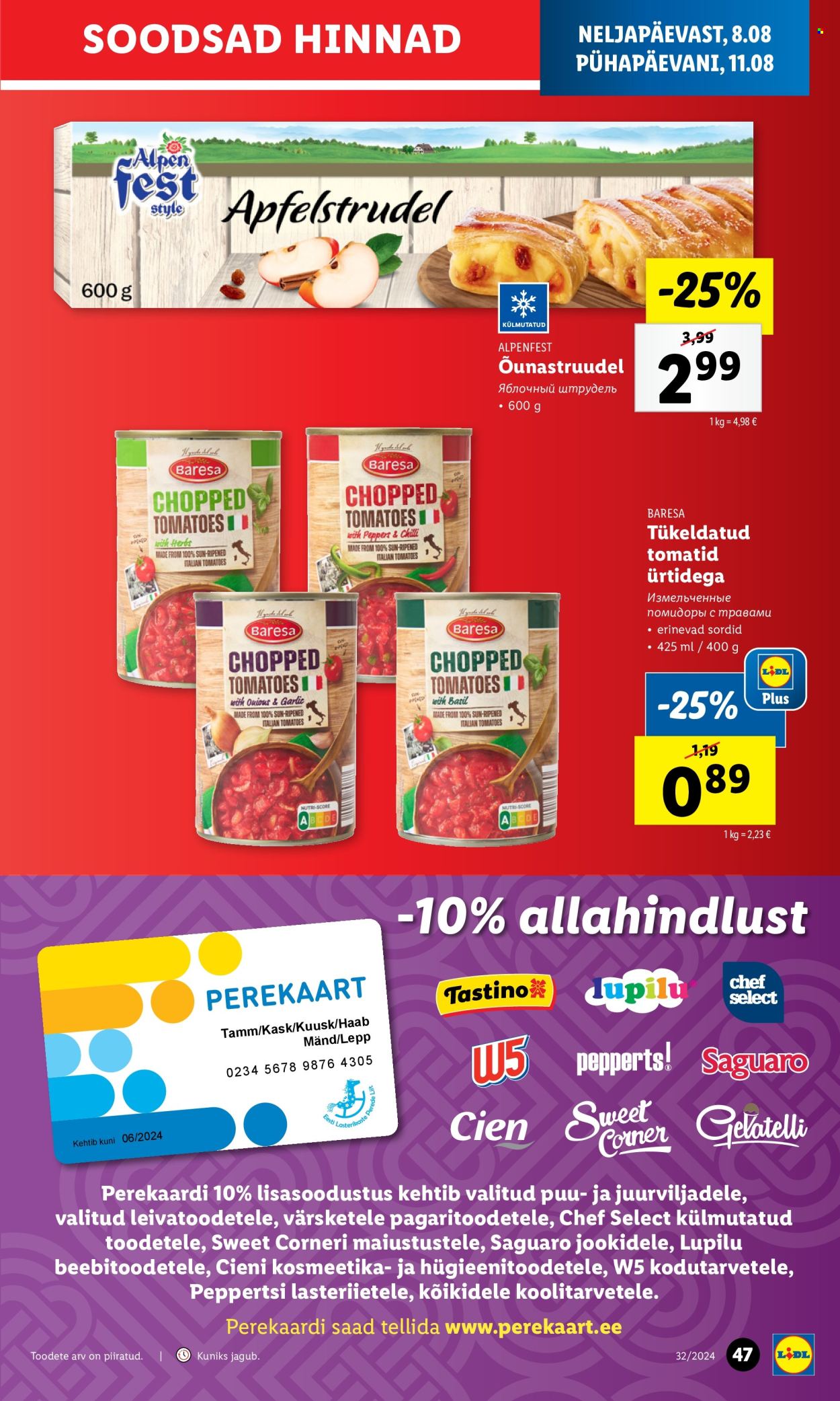 Lidl kliendileht - 05.08.2024 - 11.08.2024. Lehekülg 47