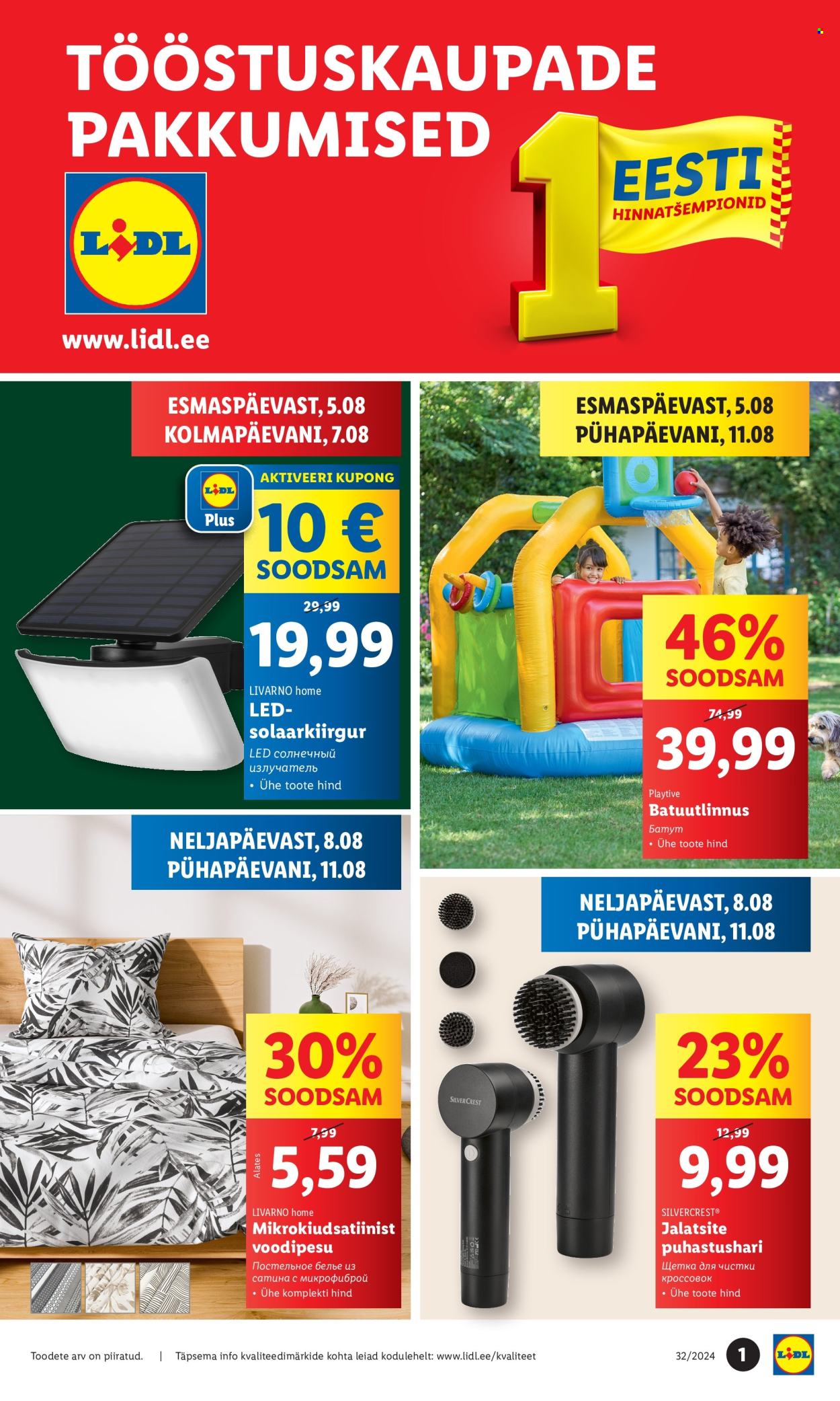 Lidl kliendileht - 05.08.2024 - 11.08.2024. Lehekülg 1