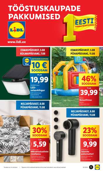 Kaupluse Lidl kliendileht - 05.08.2024 - 11.08.2024.