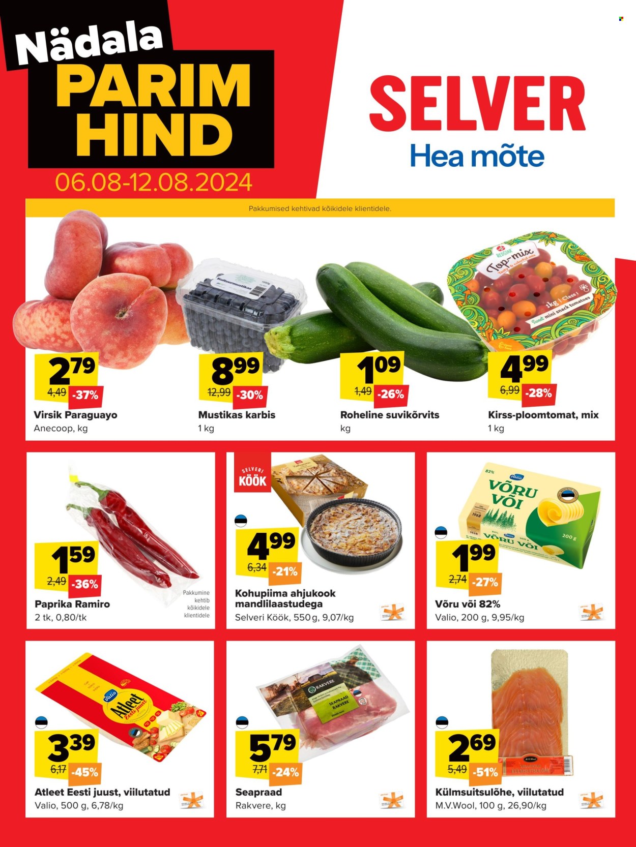 Selver kliendileht - 06.08.2024 - 12.08.2024. Lehekülg 1