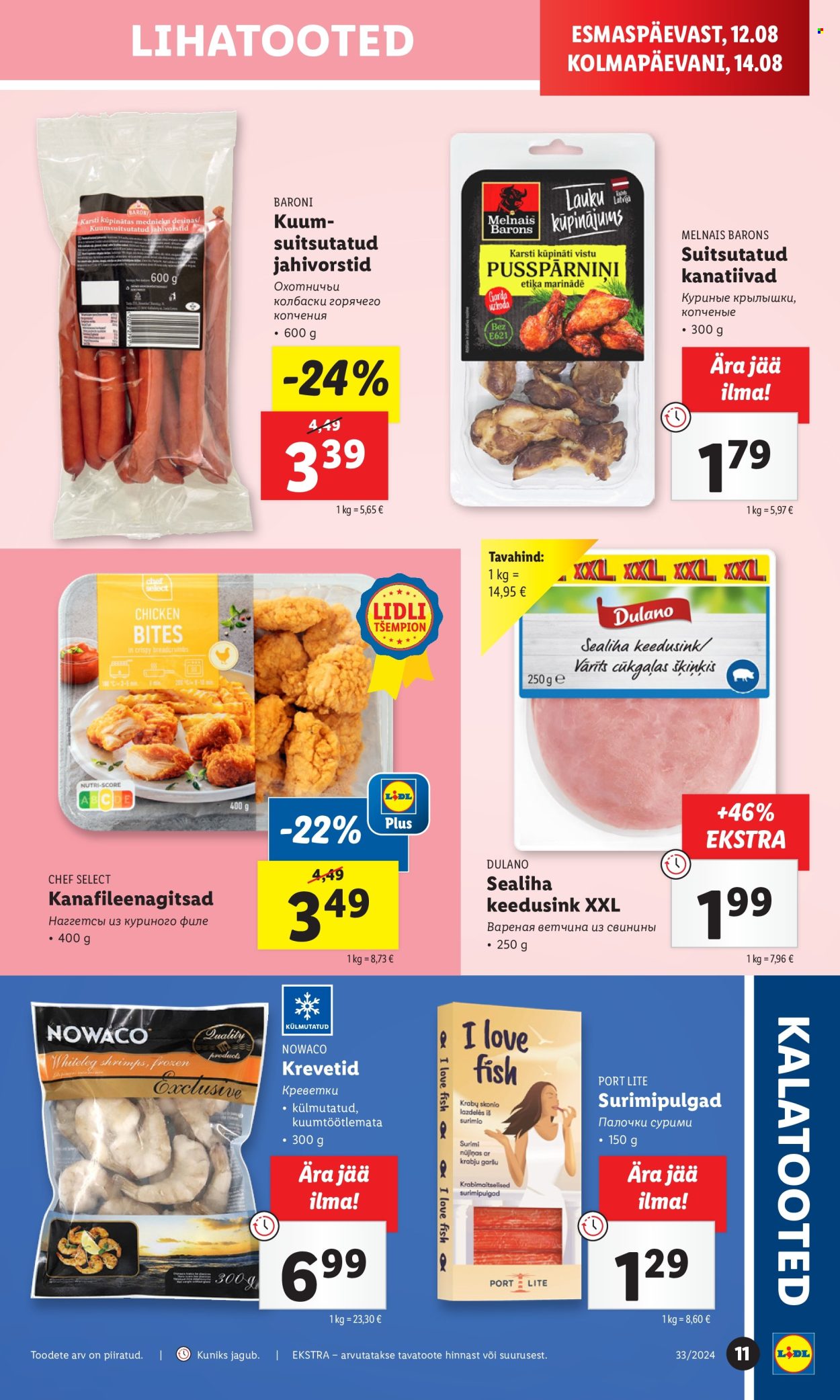 Lidl kliendileht - 12.08.2024 - 18.08.2024. Lehekülg 11