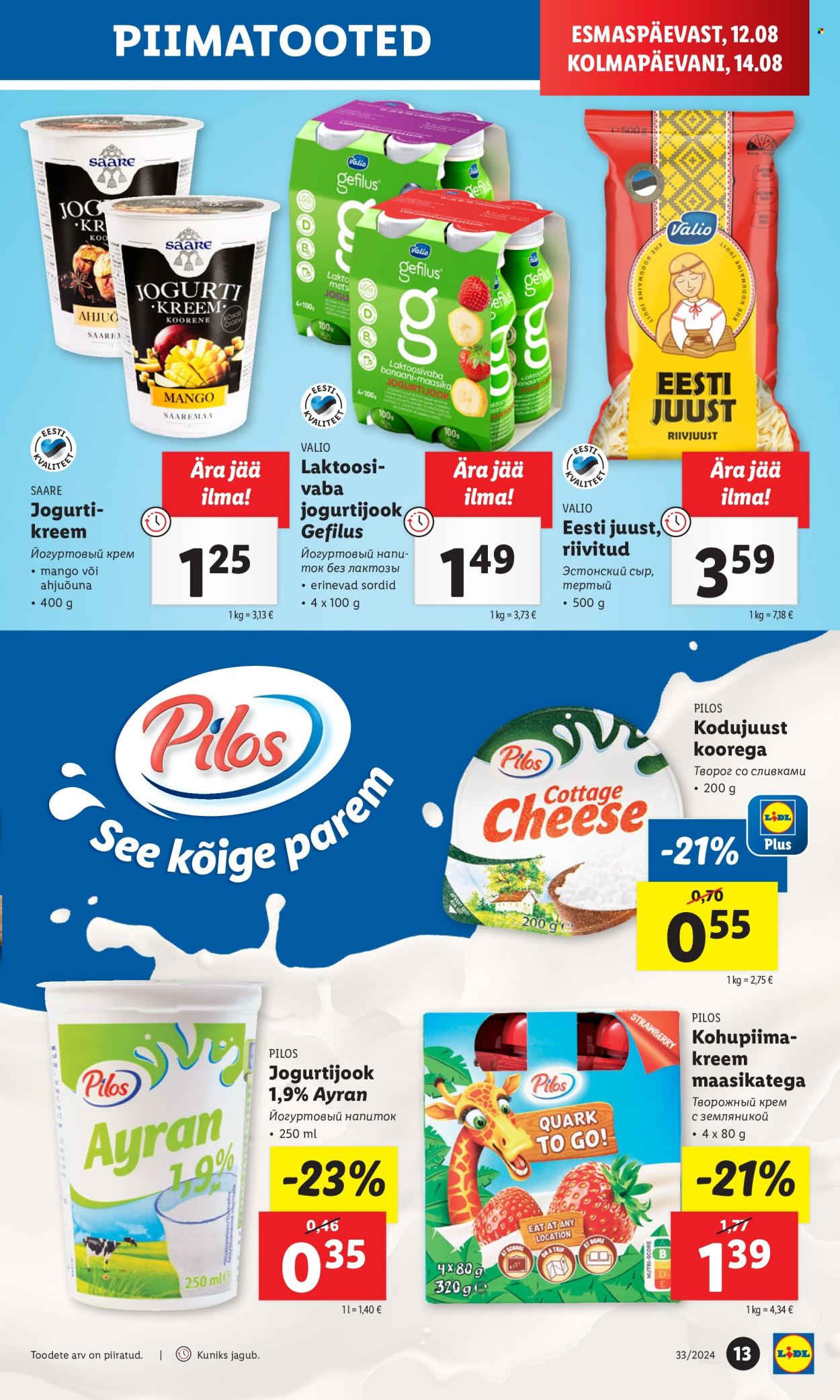 Lidl kliendileht - 12.08.2024 - 18.08.2024. Lehekülg 13