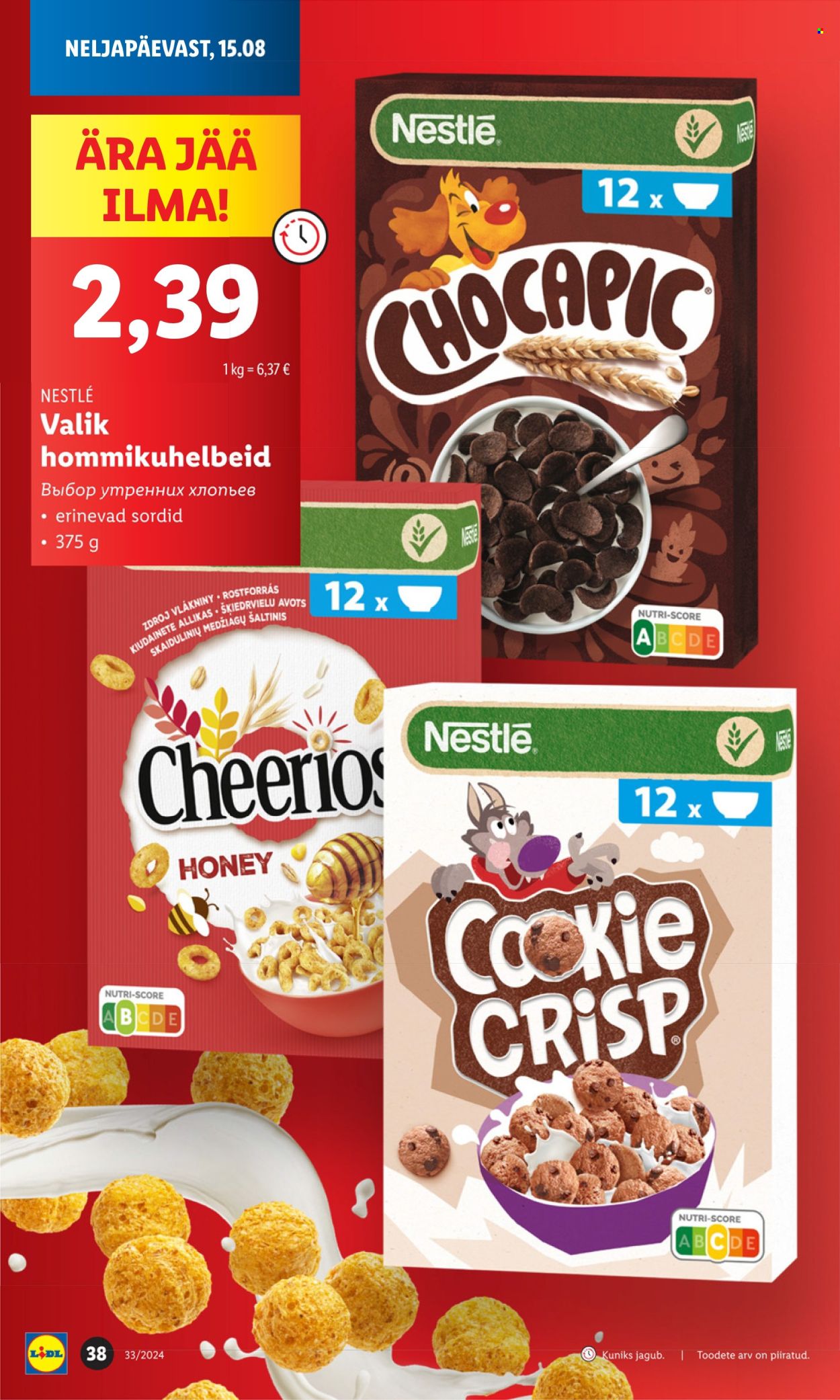 Lidl kliendileht - 12.08.2024 - 18.08.2024. Lehekülg 38