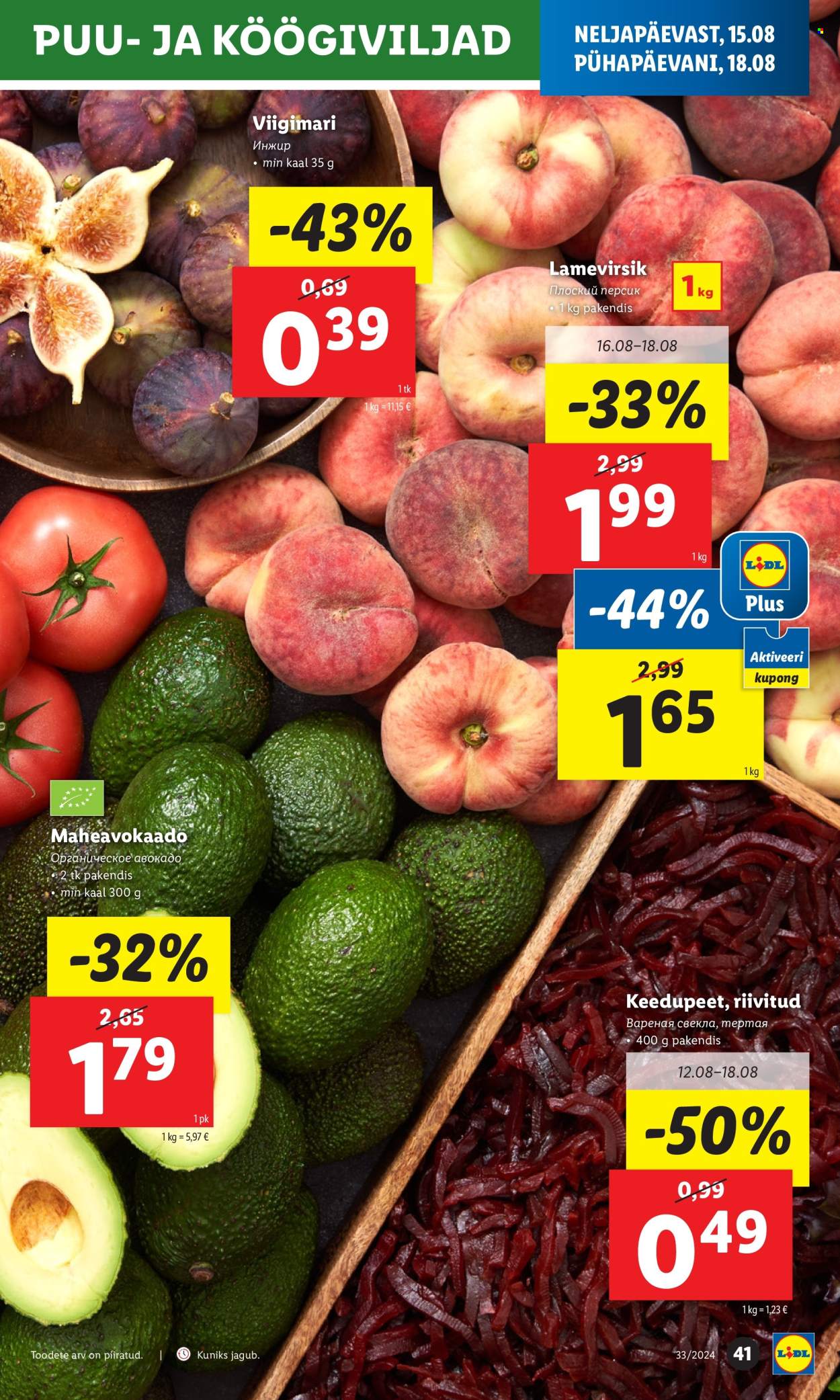 Lidl kliendileht - 12.08.2024 - 18.08.2024. Lehekülg 41