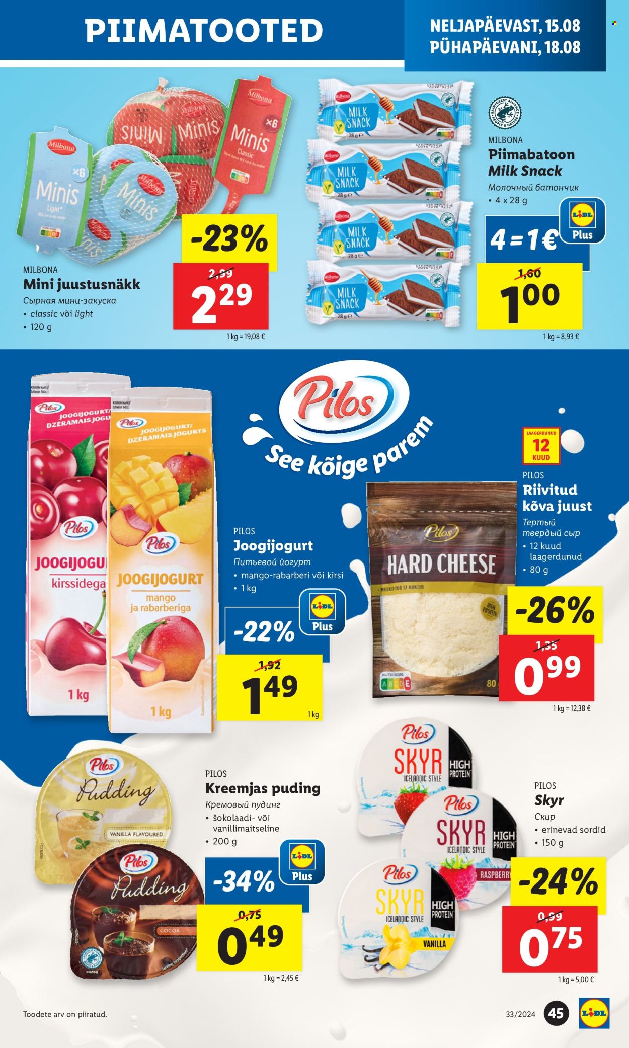 Lidl kliendileht - 12.08.2024 - 18.08.2024. Lehekülg 45