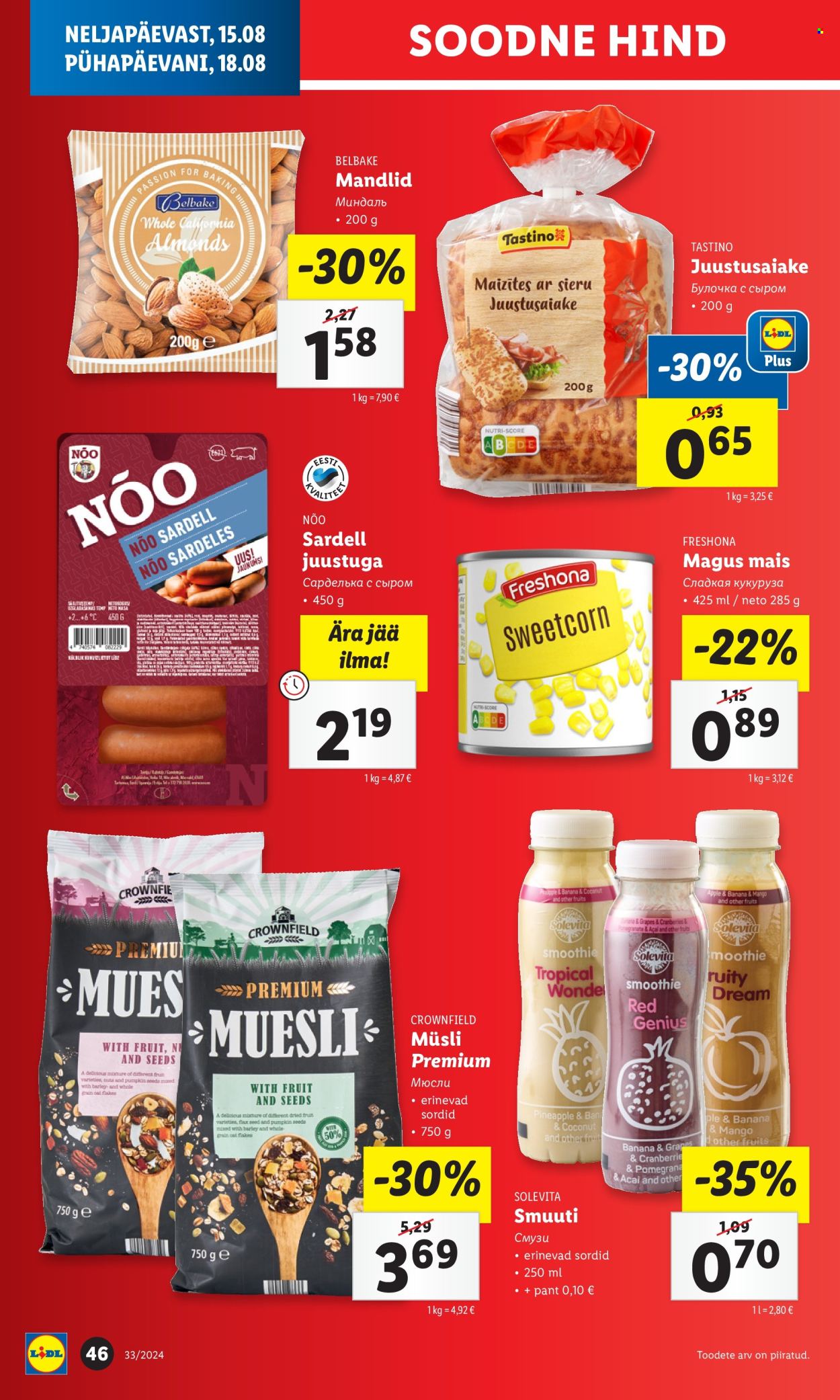 Lidl kliendileht - 12.08.2024 - 18.08.2024. Lehekülg 46