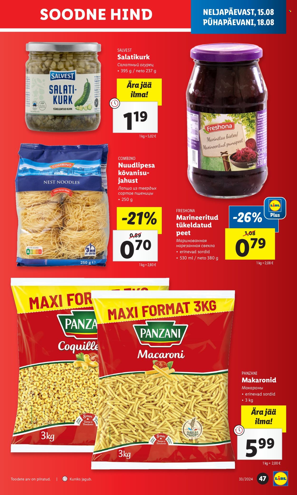 Lidl kliendileht - 12.08.2024 - 18.08.2024. Lehekülg 47