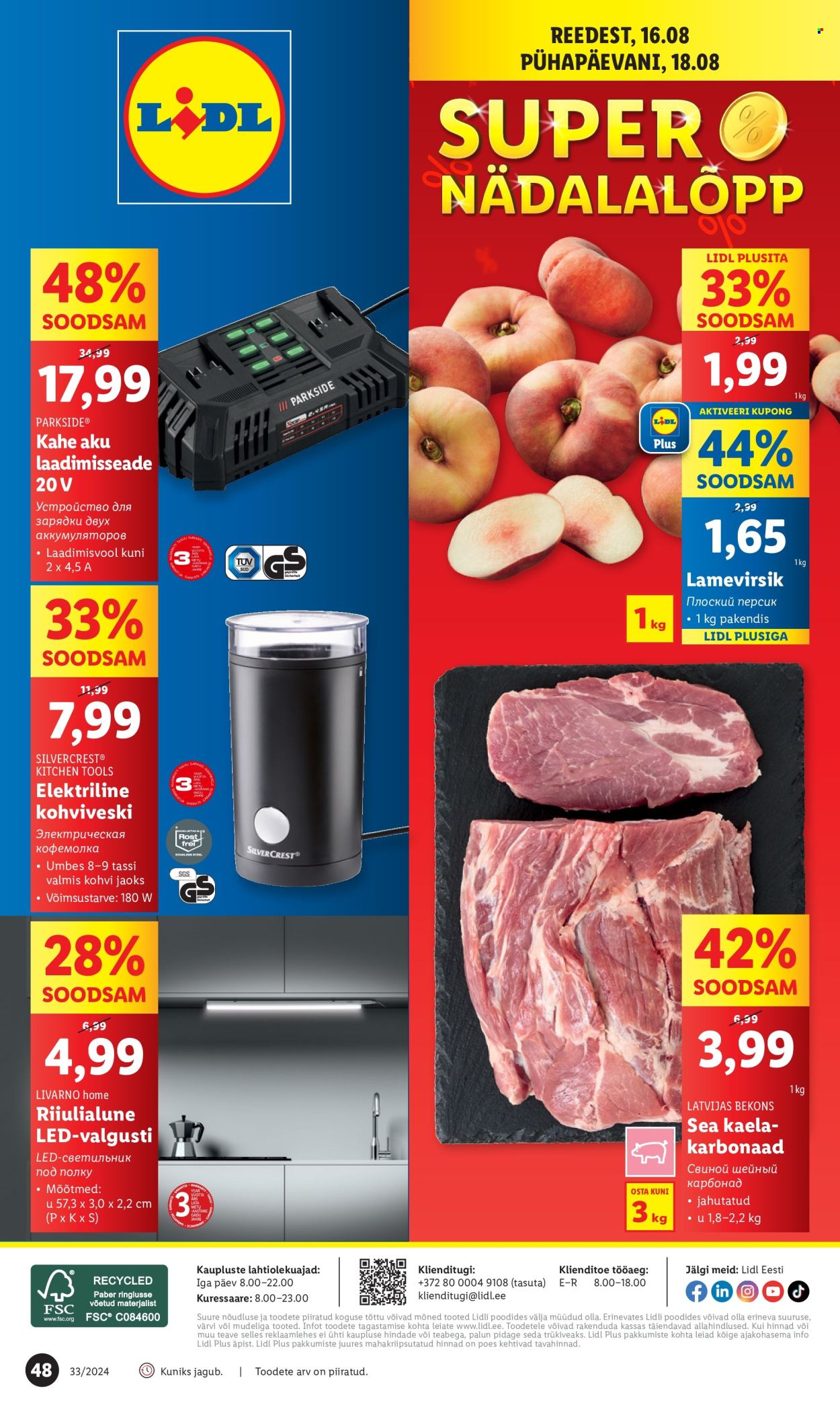 Lidl kliendileht - 12.08.2024 - 18.08.2024. Lehekülg 48