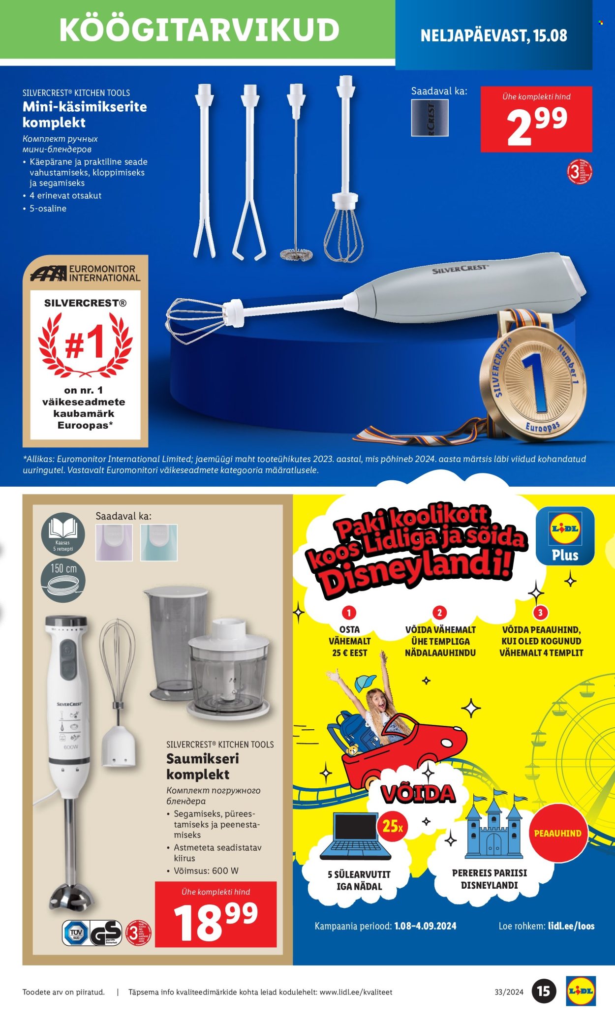 Lidl kliendileht - 12.08.2024 - 18.08.2024. Lehekülg 15