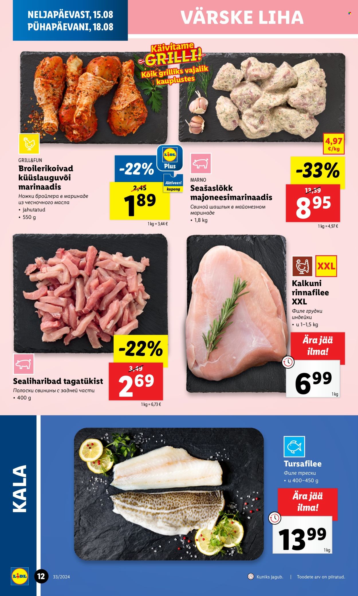 Lidl kliendileht - 15.08.2024 - 18.08.2024. Lehekülg 12