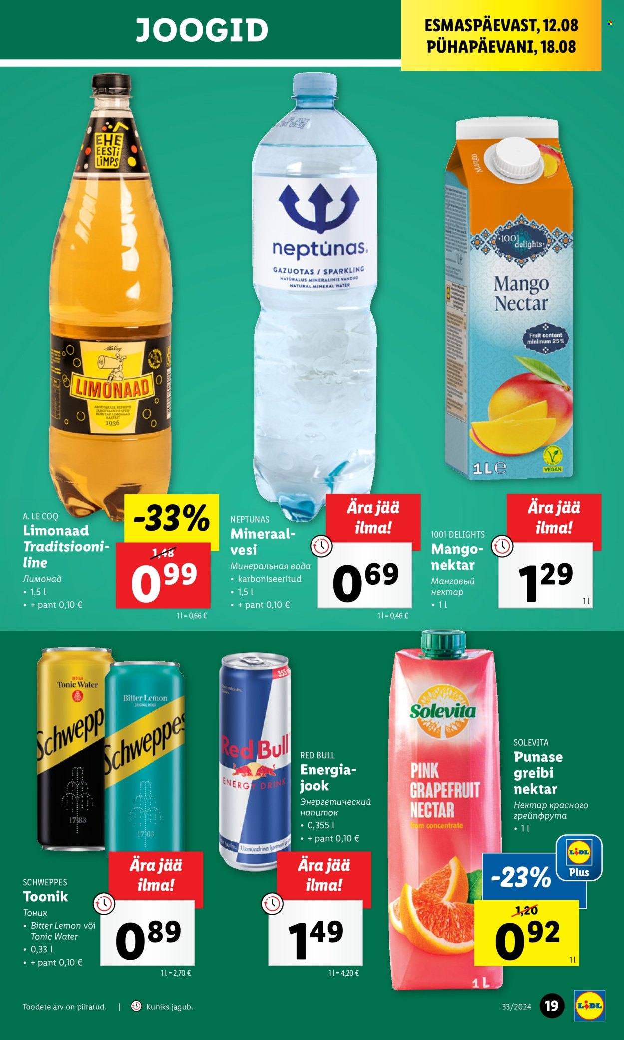 Lidl kliendileht - 15.08.2024 - 18.08.2024. Lehekülg 19