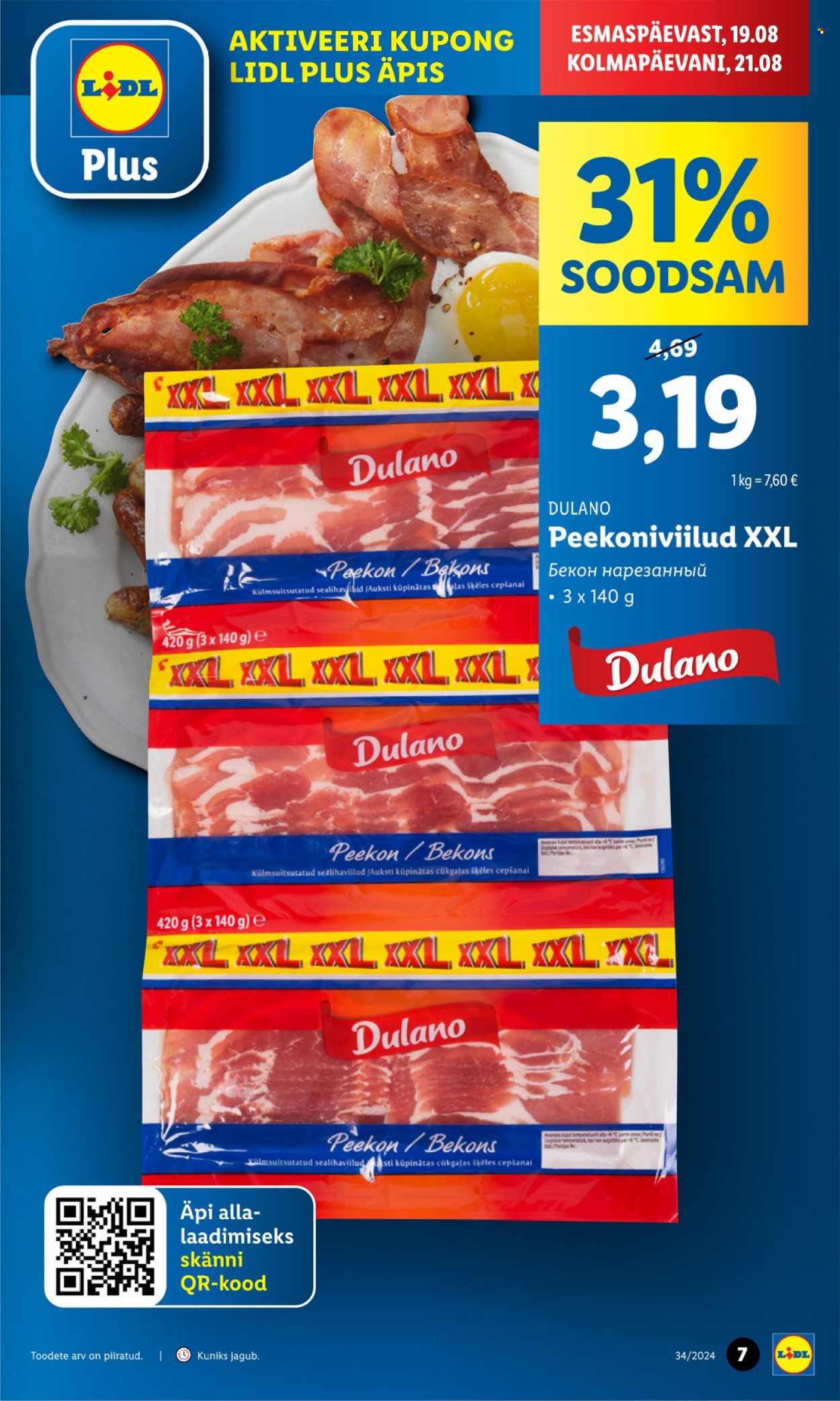 Lidl kliendileht - 19.08.2024 - 25.08.2024. Lehekülg 7