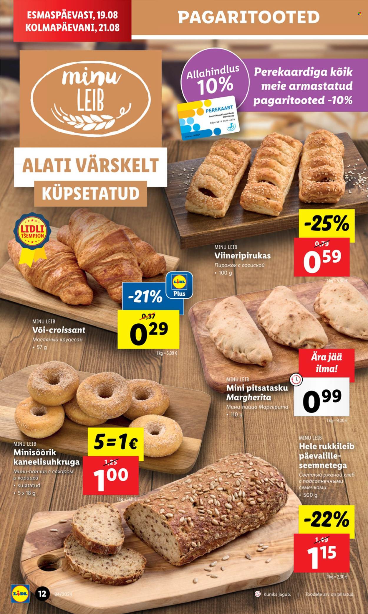 Lidl kliendileht - 19.08.2024 - 25.08.2024. Lehekülg 12