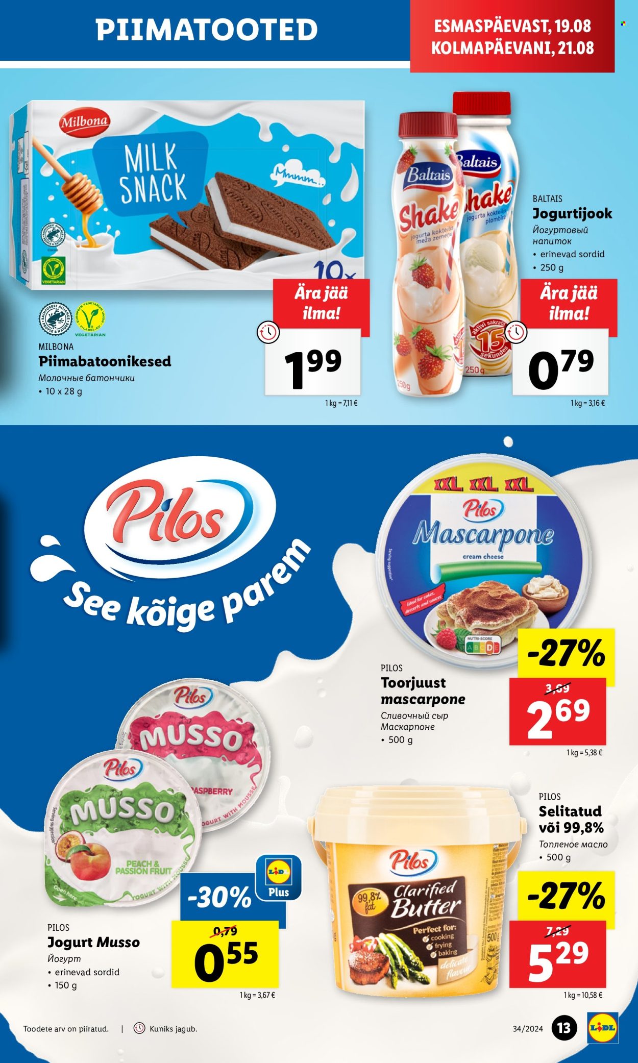 Lidl kliendileht - 19.08.2024 - 25.08.2024. Lehekülg 13