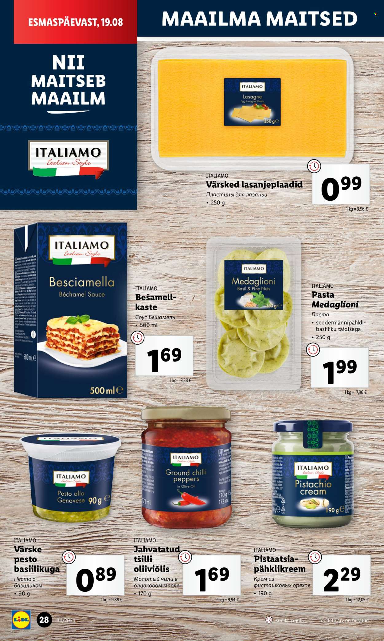 Lidl kliendileht - 19.08.2024 - 25.08.2024. Lehekülg 28